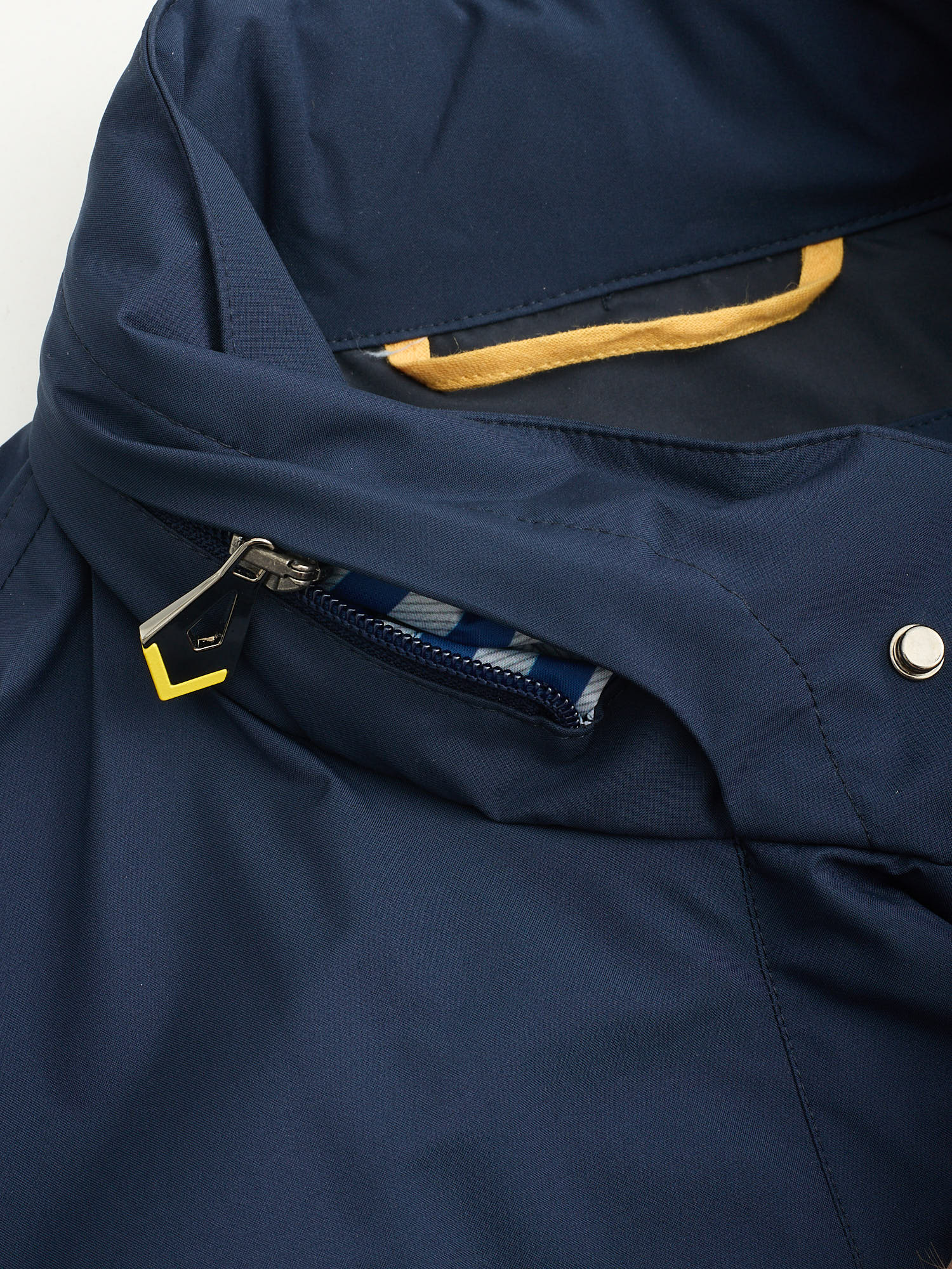 SARTORIO "Tuga" Napoli Blue Parka Jacket With Hidden Hood