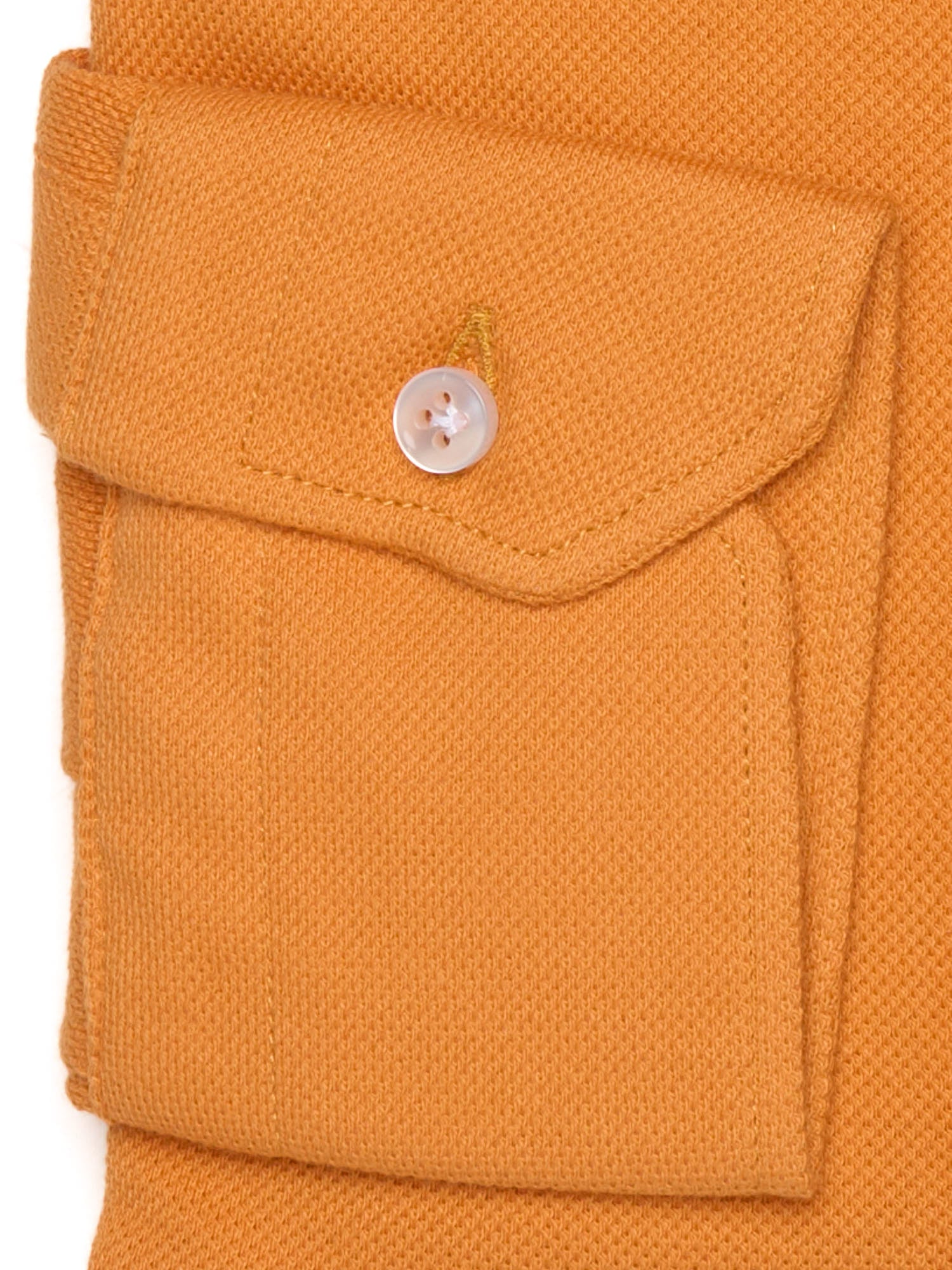 SARTORIO Napoli by KITON Burnt Orange Cotton Pique Polo Shirt NEW