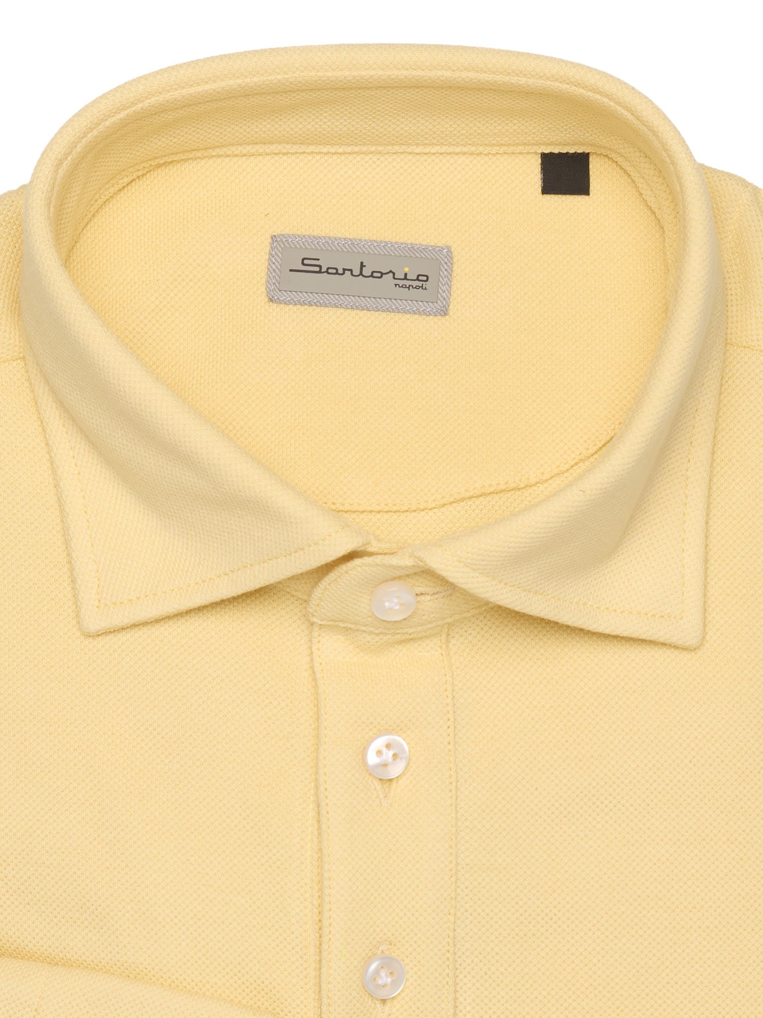 SARTORIO Napoli by KITON Ivory Cotton Pique Polo Shirt NEW