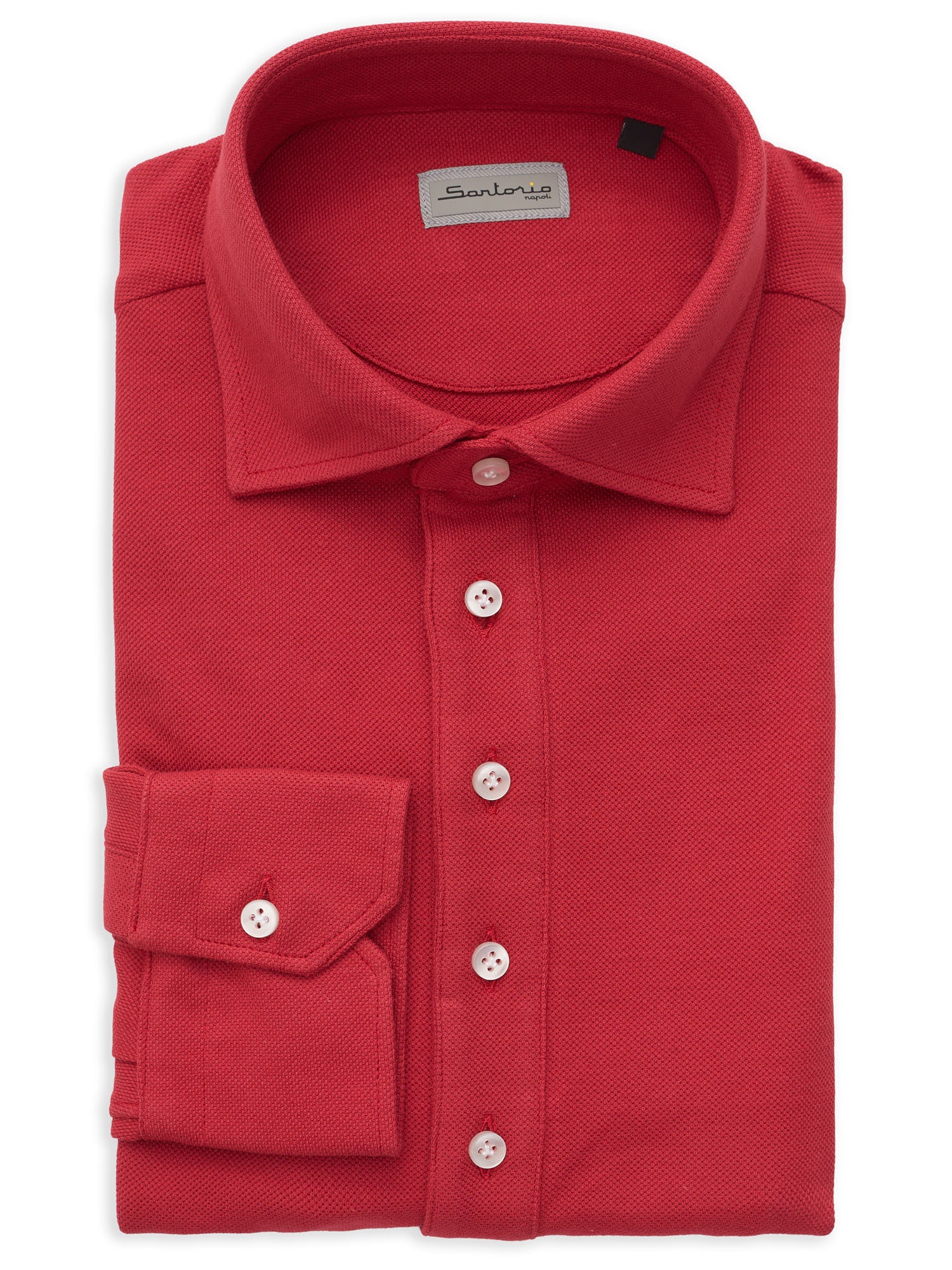 SARTORIO Napoli by KITON Raspberry Cotton Pique Polo Shirt NEW