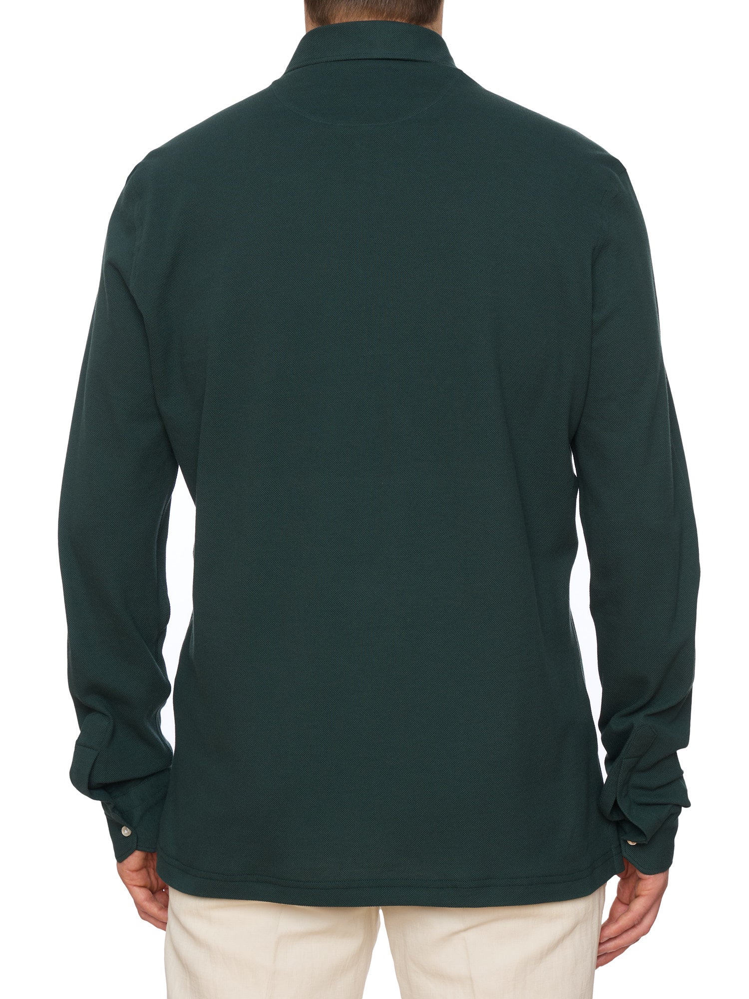 SARTORIO Napoli by KITON Teal Cotton Pique Polo Shirt NEW