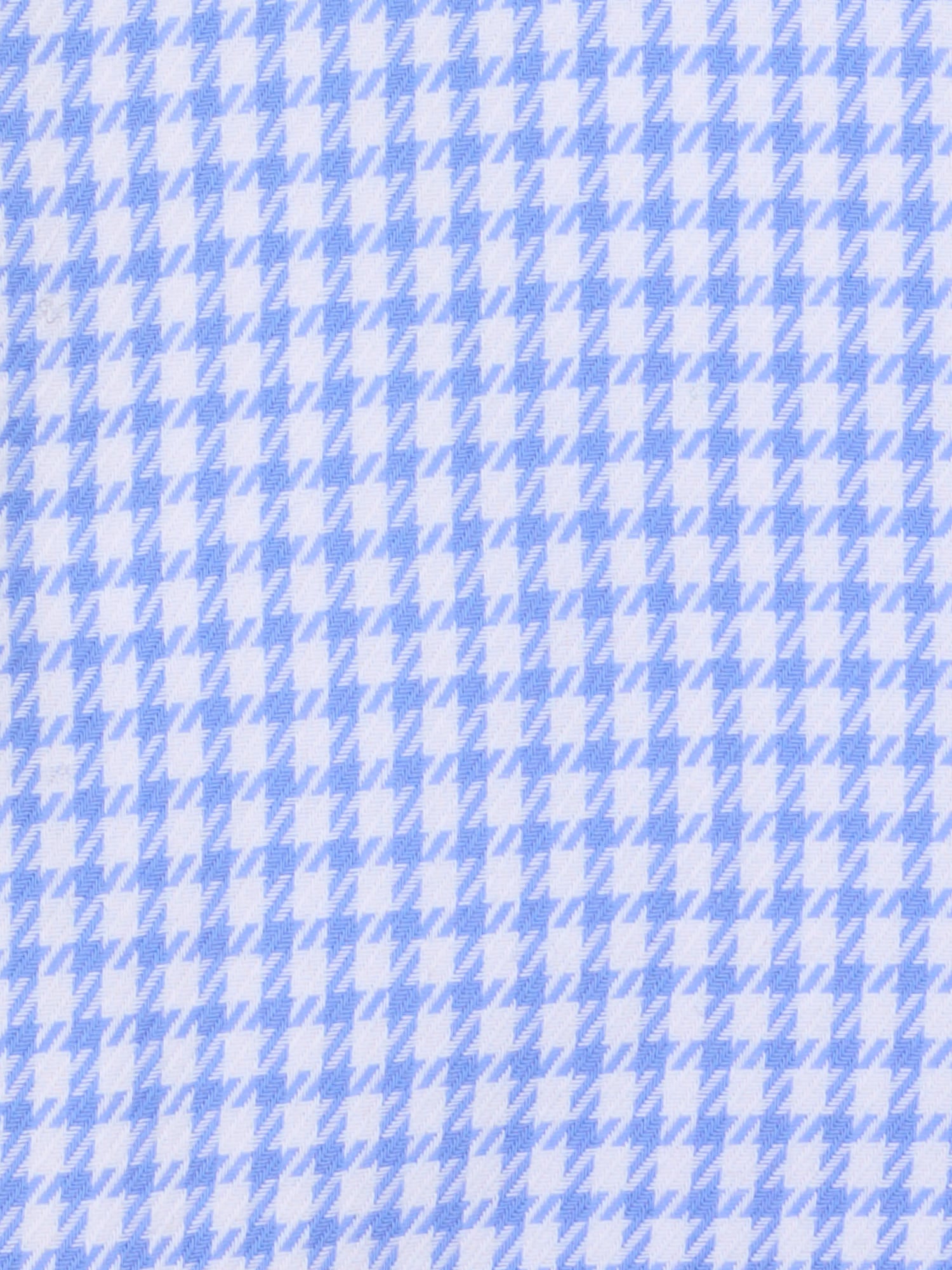 SAVILE ROW Blue Shepard's Check Cotton Dress Shirt EU 39 NEW US 15.5 Slim Fit