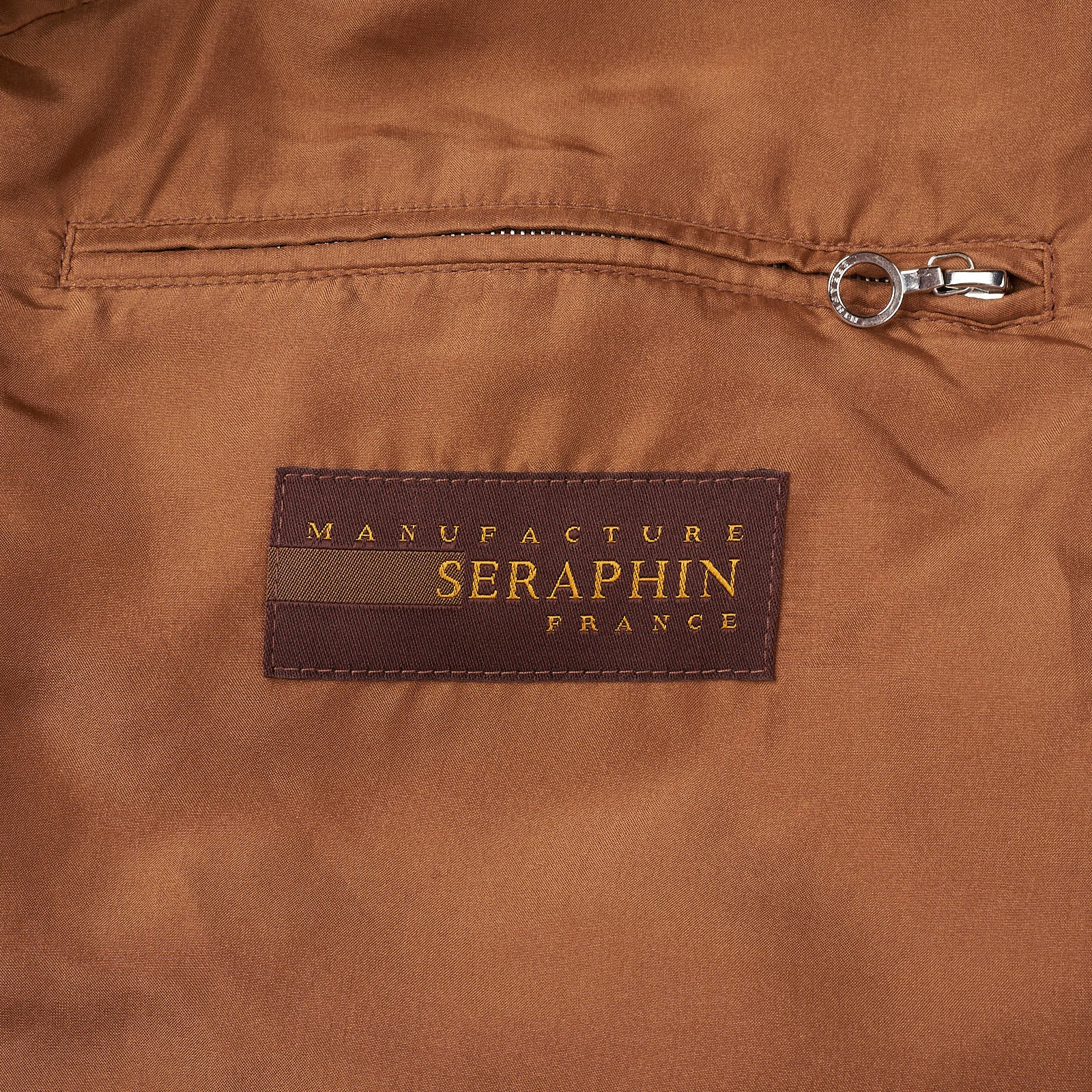 SERAPHIN Bomber Blouson Windbreaker Jacket with Removable Hood FR 50 NEW US M SERAPHIN