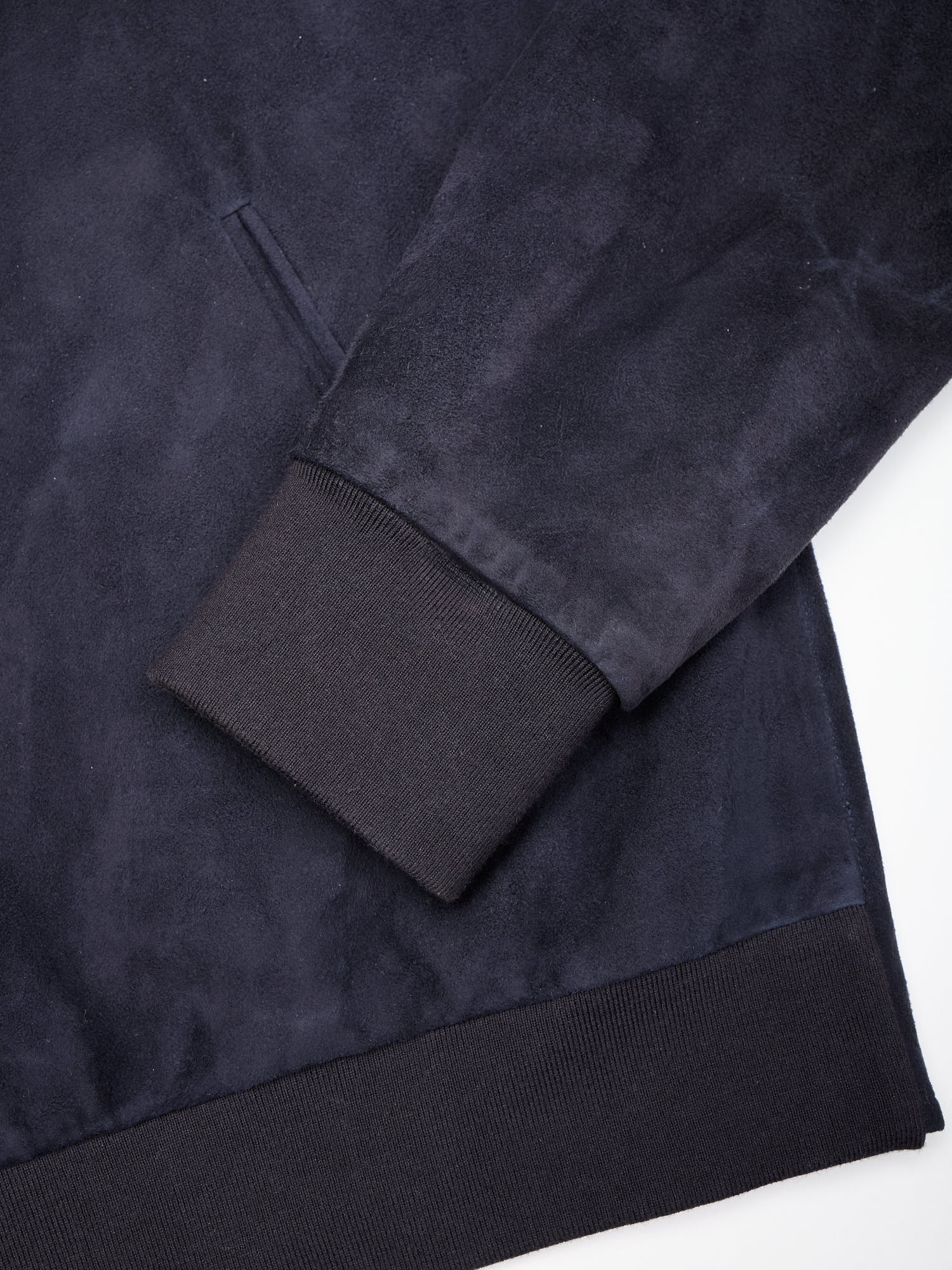 SERAPHIN France Deer Skin Leather Cardigan Jacket Blouson