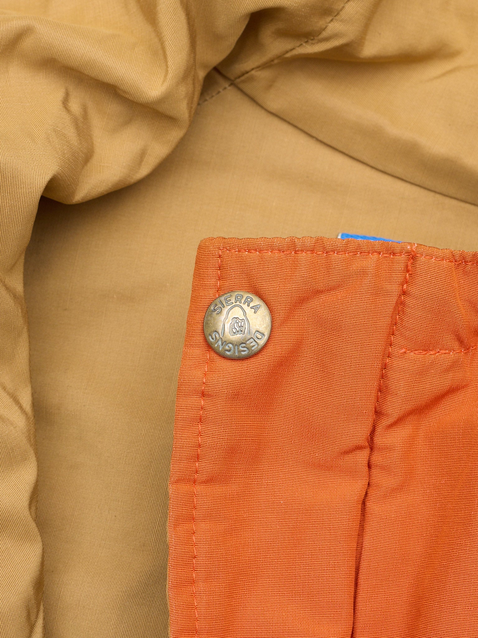 Vintage SIERRA DESIGNS Holubar Deer Hunter Orange 60/40 Hooded Jacket USA