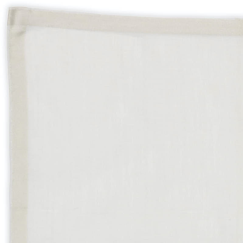 SIMONNOT GODARD Handmade Gray Solid Cotton Pocket Square NEW 30cm x 27cm