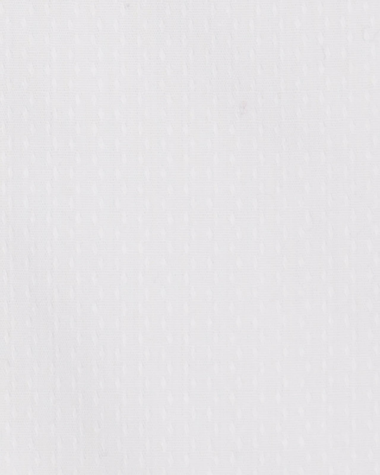 SIR BONSER for Vannucci White Striped Dobby Cotton French Cuff Dress Shirt EU 38 NEW US 15