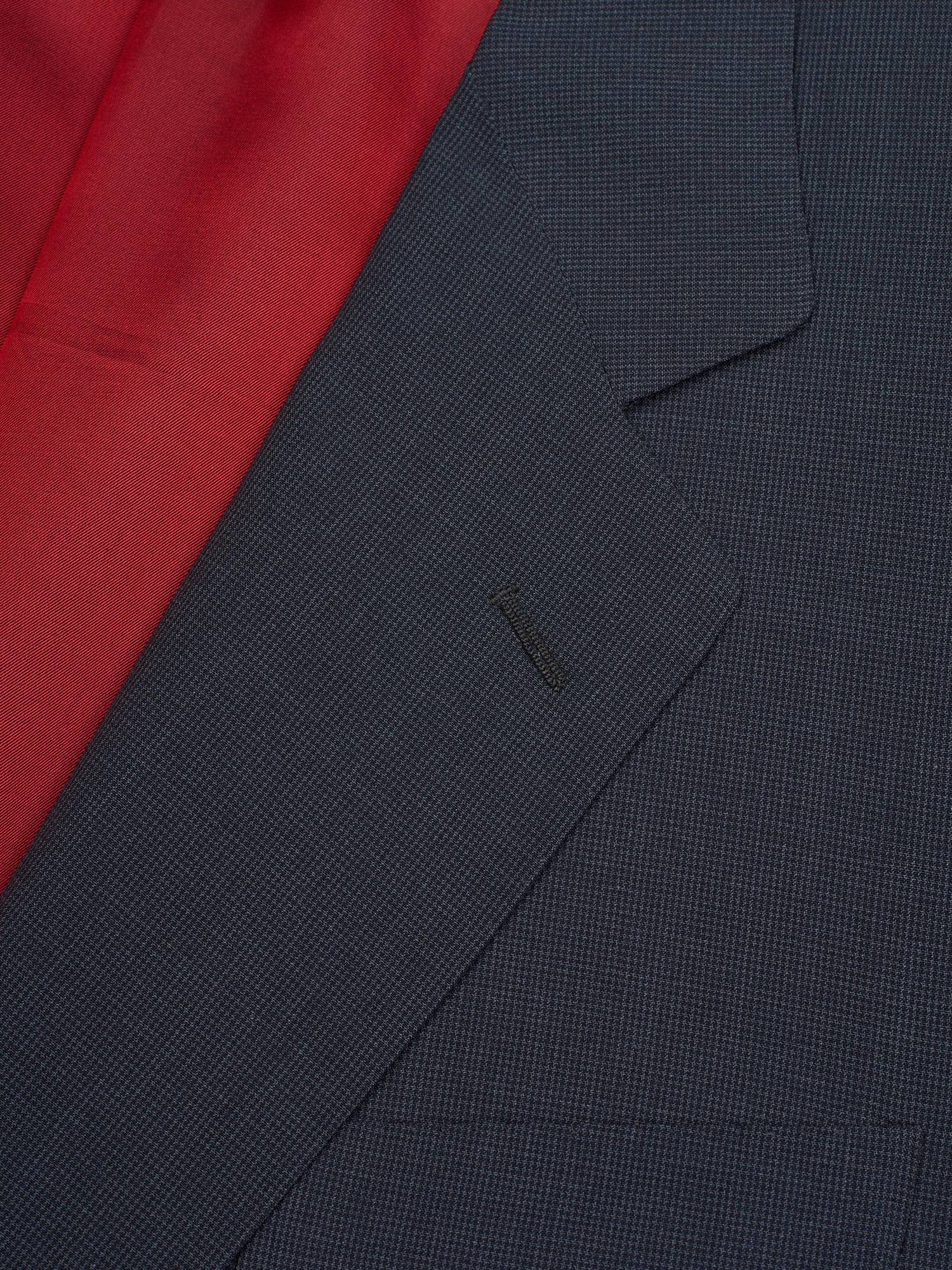 NERVESA for Sir Wilson Handmade Blue Silk–Wool Blend Suit