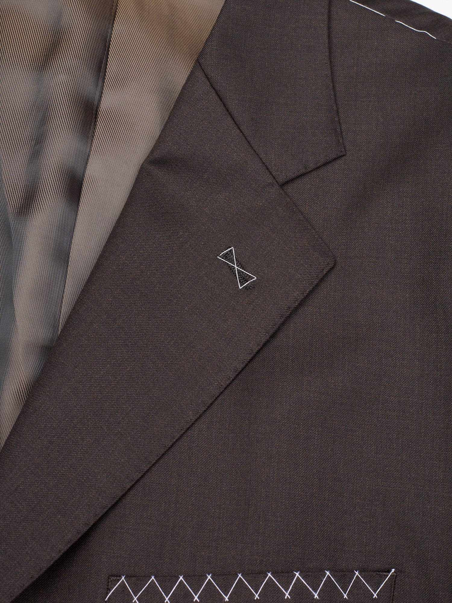 SIR WILSON Torino Diplomat Brown Hand Tailored Wool Suit