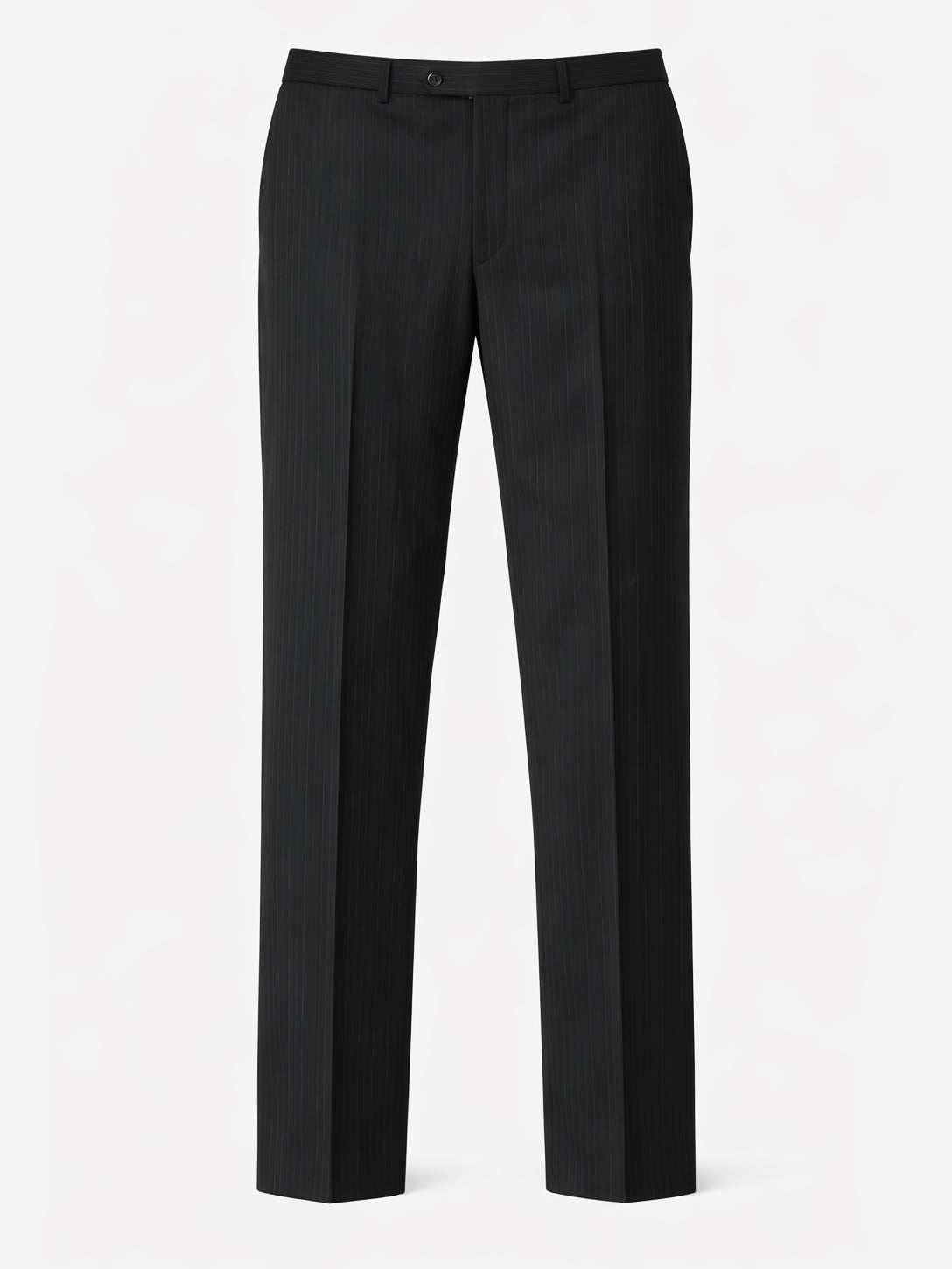 SIR WILSON Dark Gray Striped Superfine Wool Suit Zegna Soltex Fabric