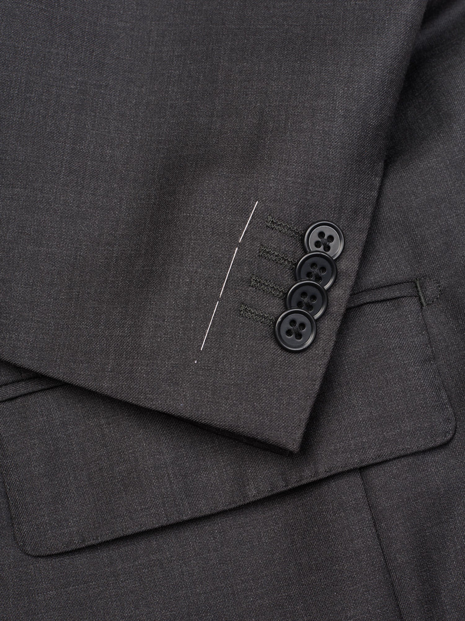 SIR WILSON Torino Dark Gray Wool Business Suit