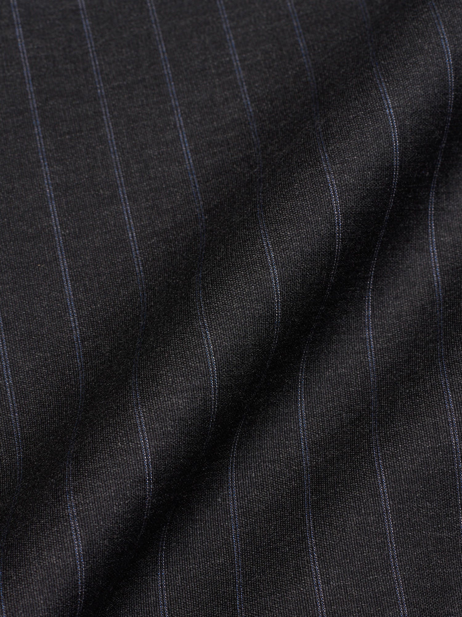 SIR WILSON Gray Striped Loro Piana Four Seasons Virgin Wool DB Suit