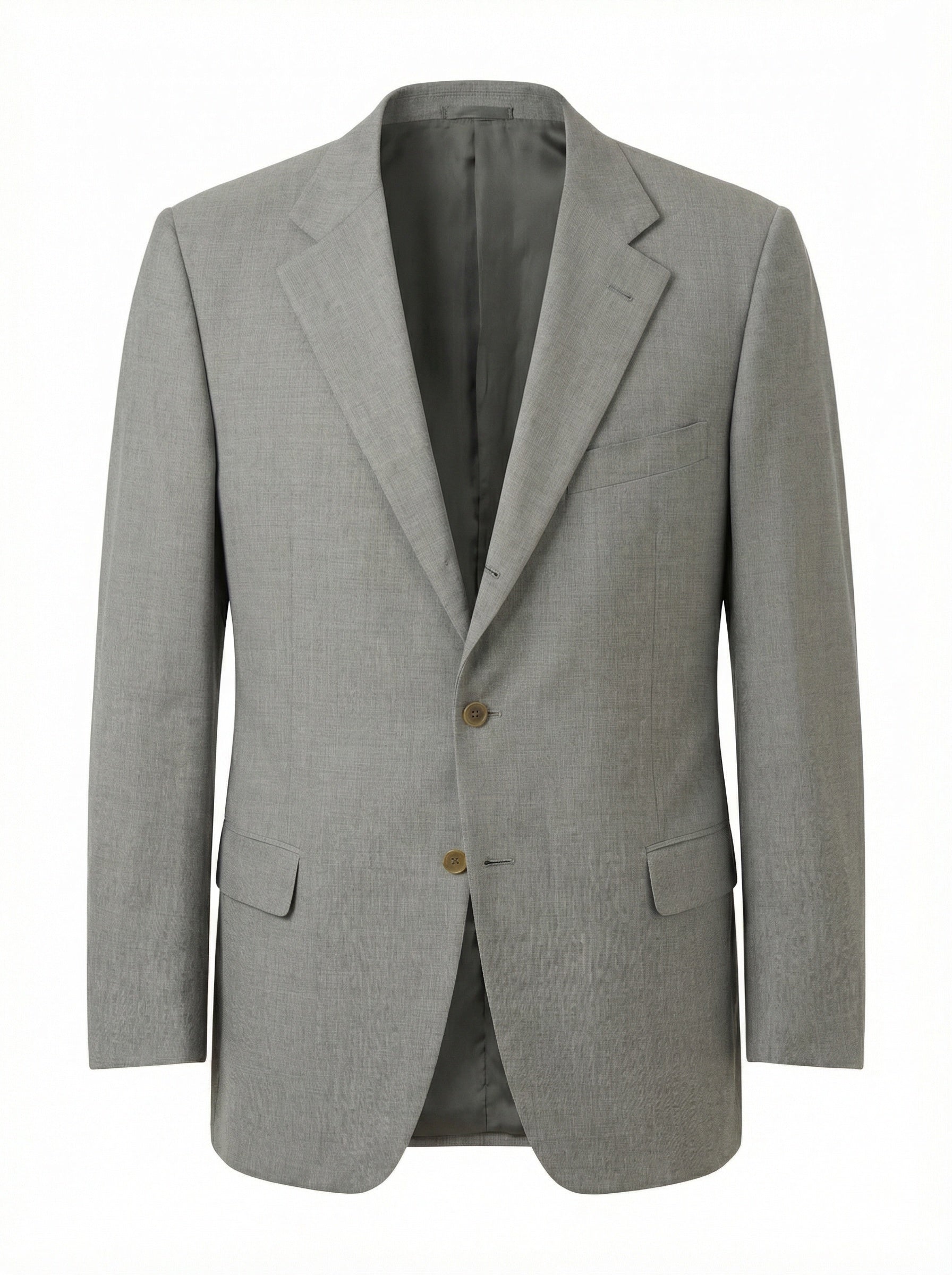 SIR WILSON Torino Handmade Gray Wool Business Suit