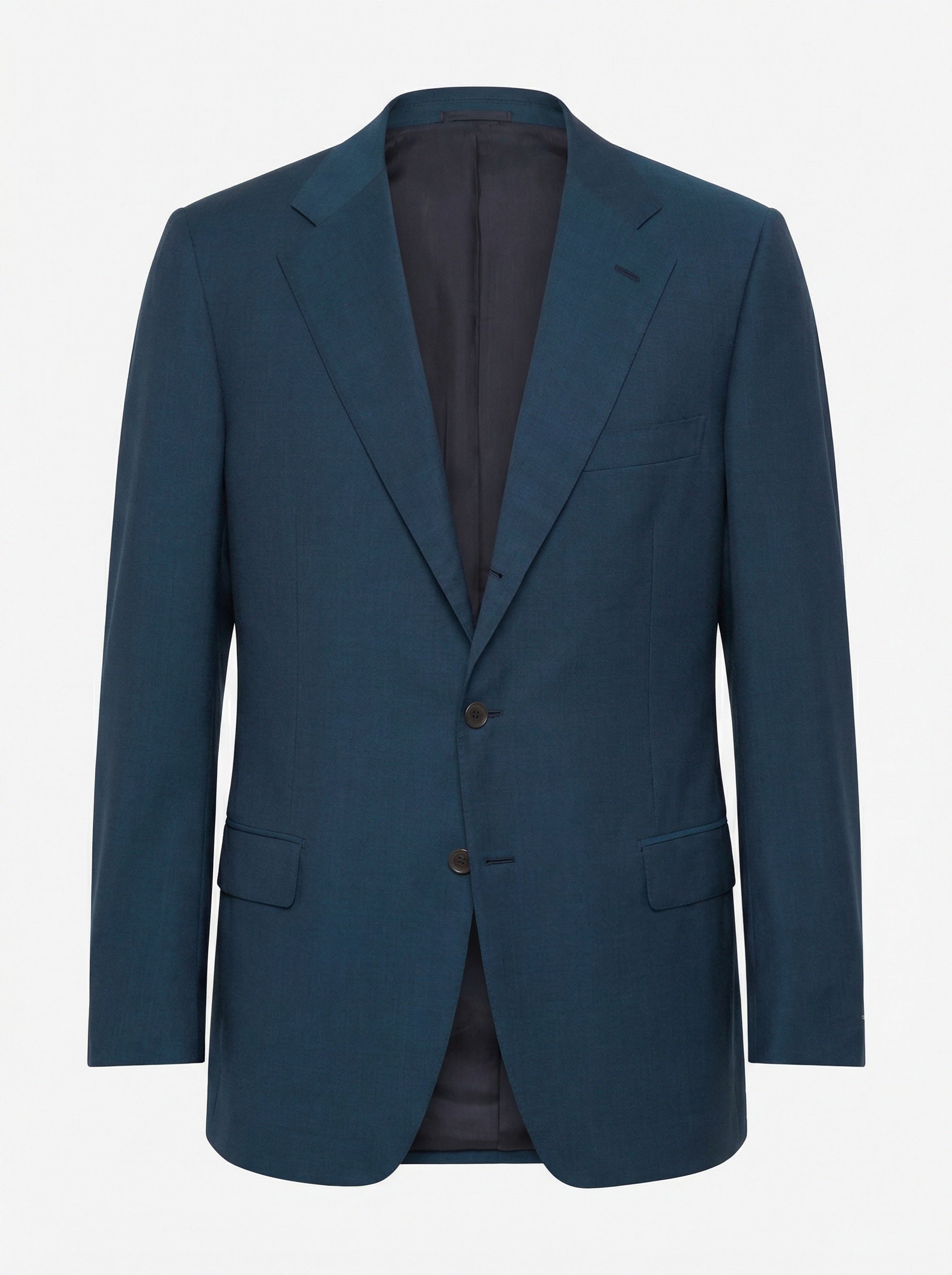 CASTANGIA for Sir Wilson Torino Handmade Navy Blue Wool–Mohair Suit