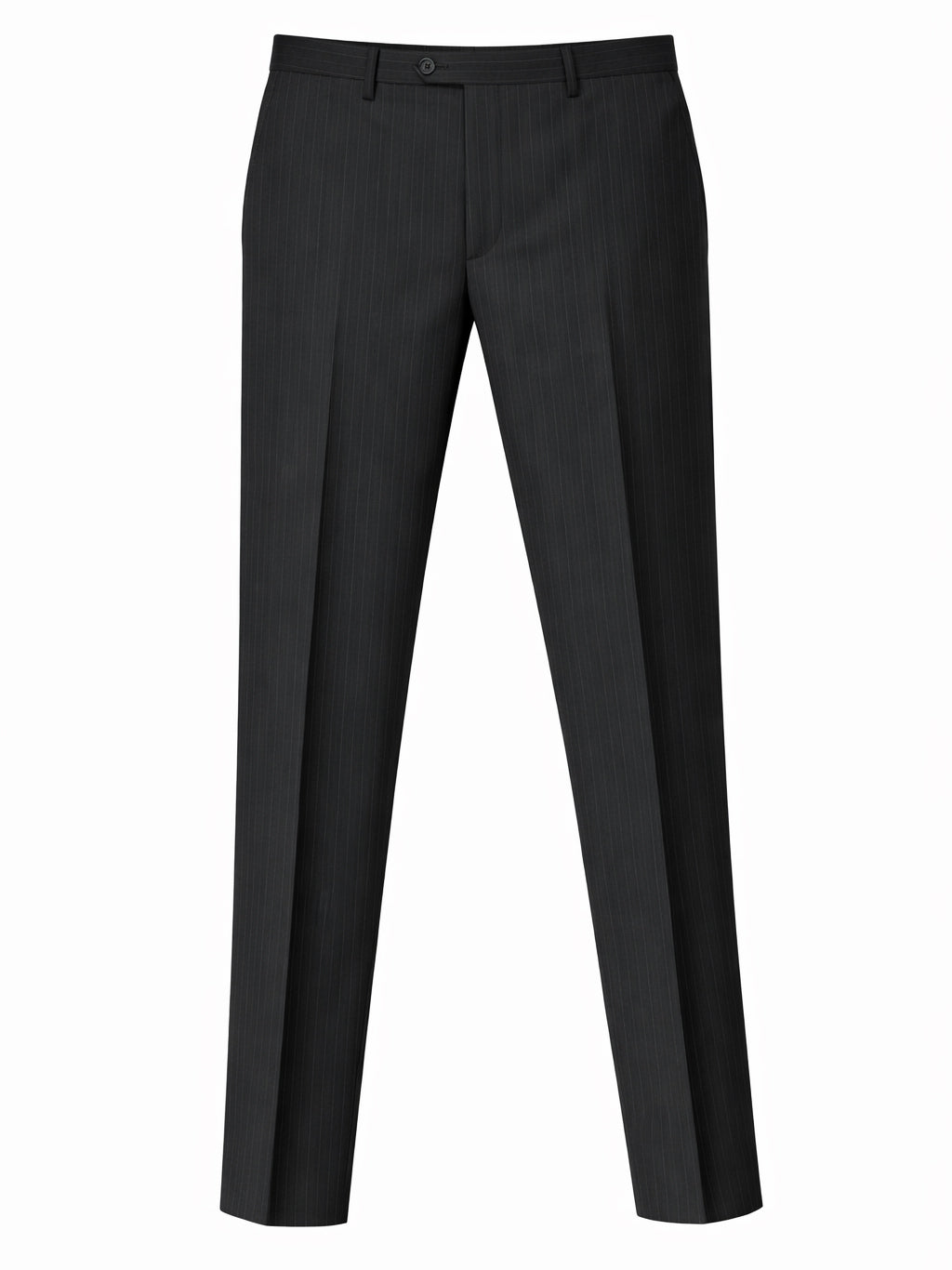 SIR WILSON Torino Dark Gray Striped Wool Suit