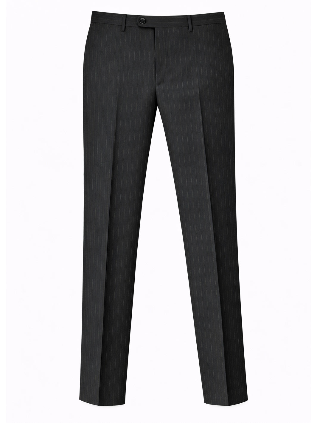 SIR WILSON Torino Dark Gray Striped Wool Suit Slim