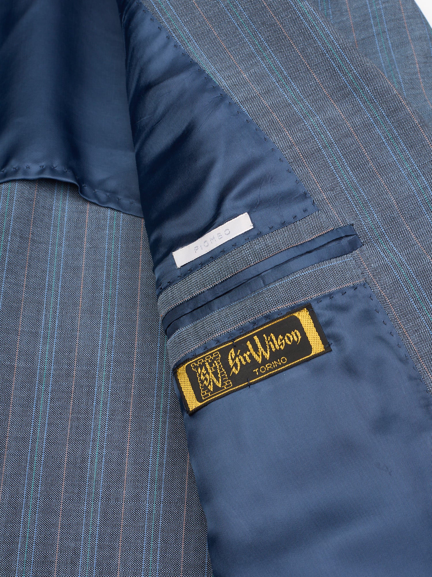 SIR WILSON Torino by Vestimenta Light Blue Wool-Mohair Suit