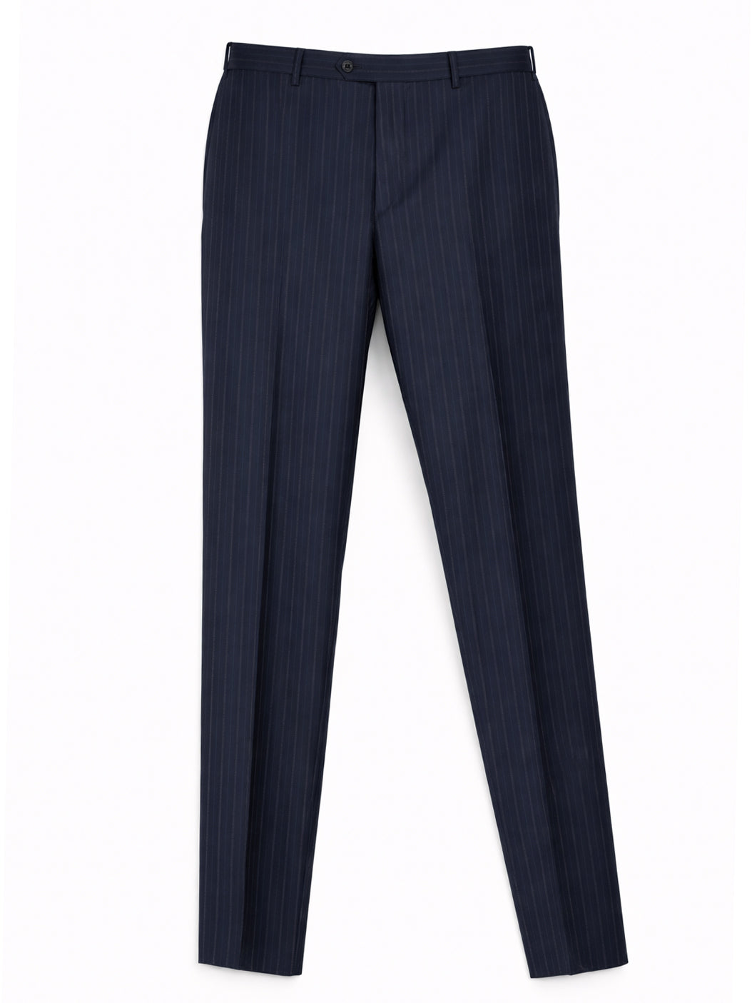 SIR WILSON Torino Navy Blue Striped Wool Business Suit