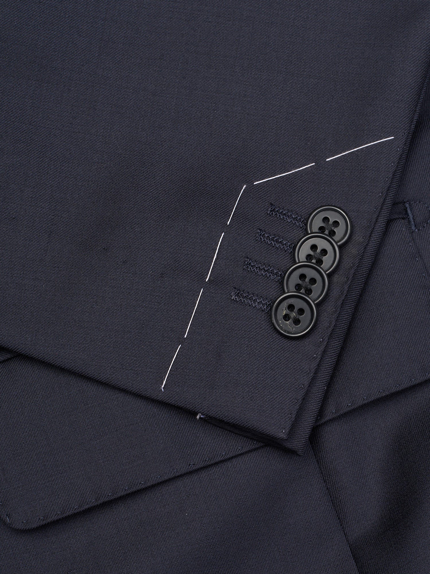 SIR WILSON Torino Navy Blue Wool Business Suit Slim