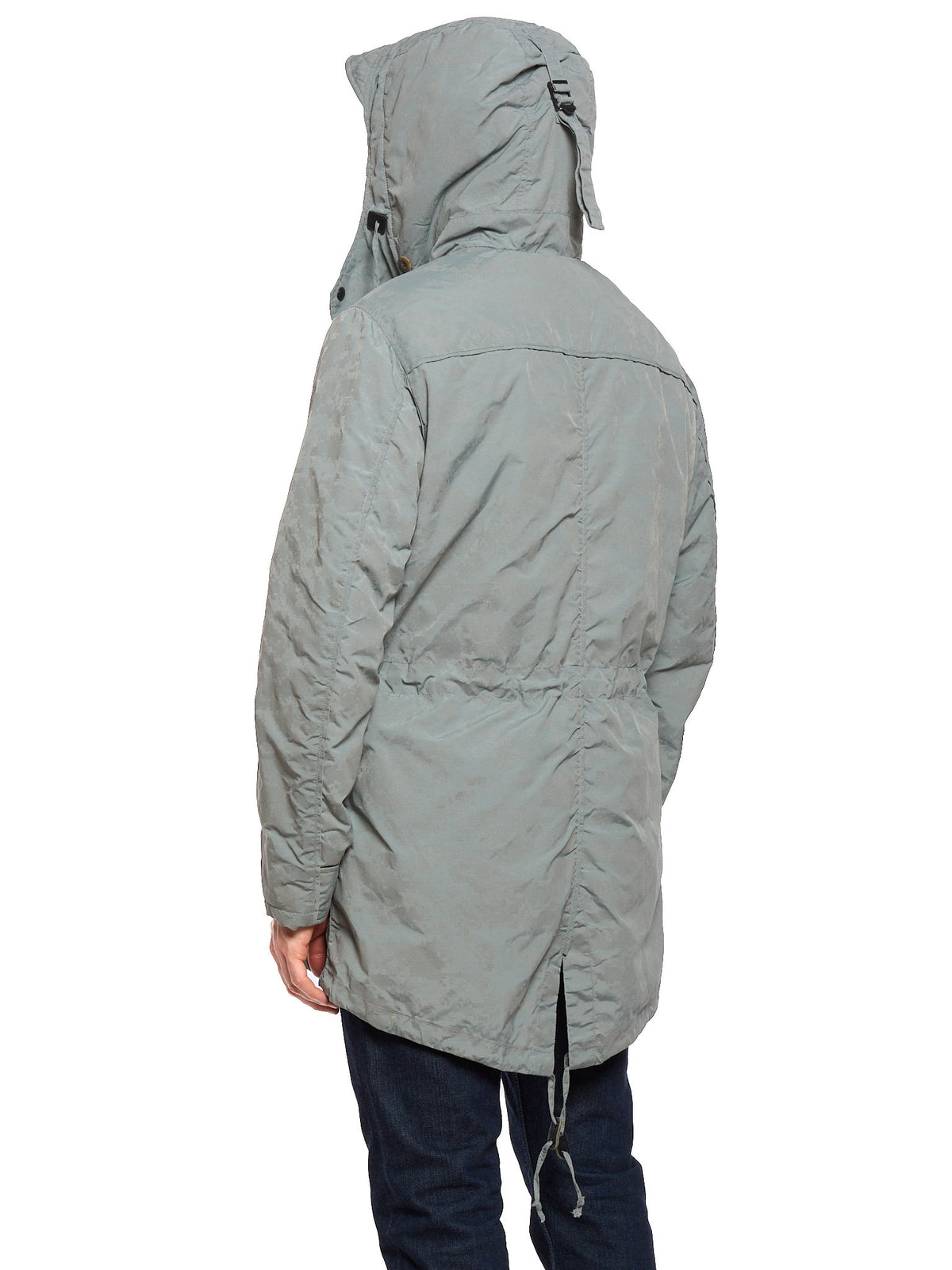 SPIEWAK & SONS Golden Fleece Gray Reflective Camo Nylon Fully Lined Jacket XL USA Made