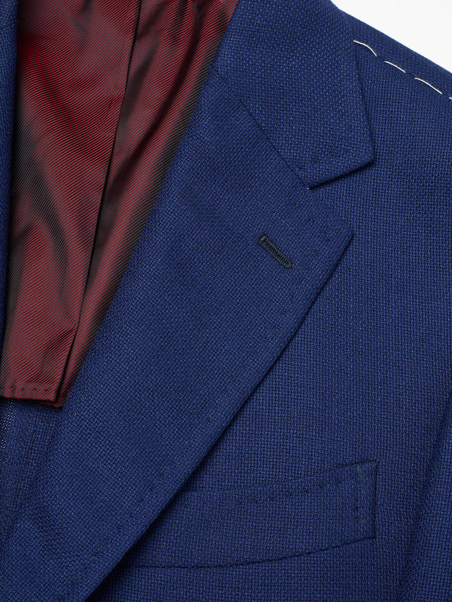 STILE LATINO "Vincenzo" Blue Wool Slim Fit Jacket