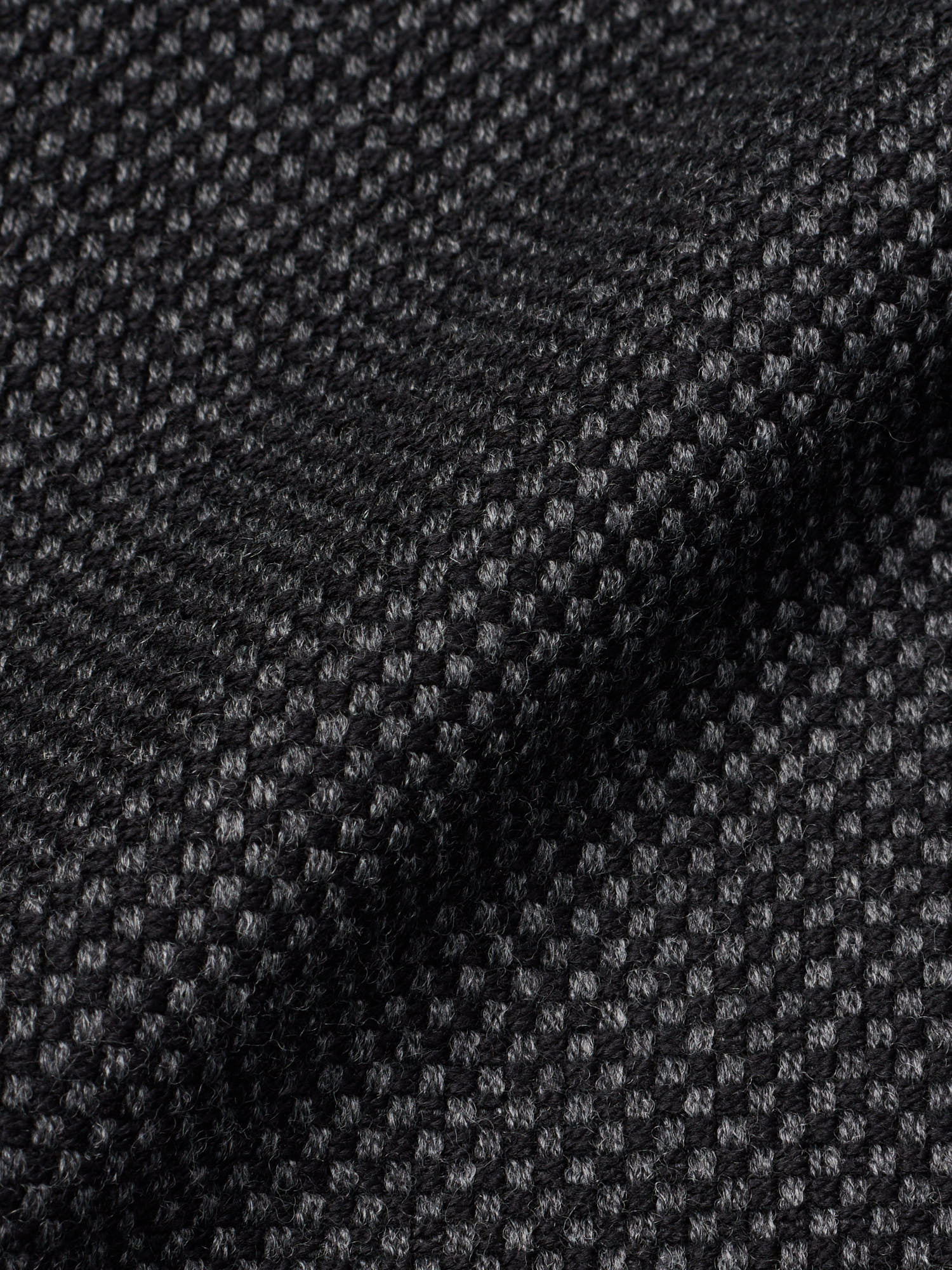 STILE LATINO "Vincenzo" Dark Gray Birdseye Virgin Wool Jacket Slim Fit