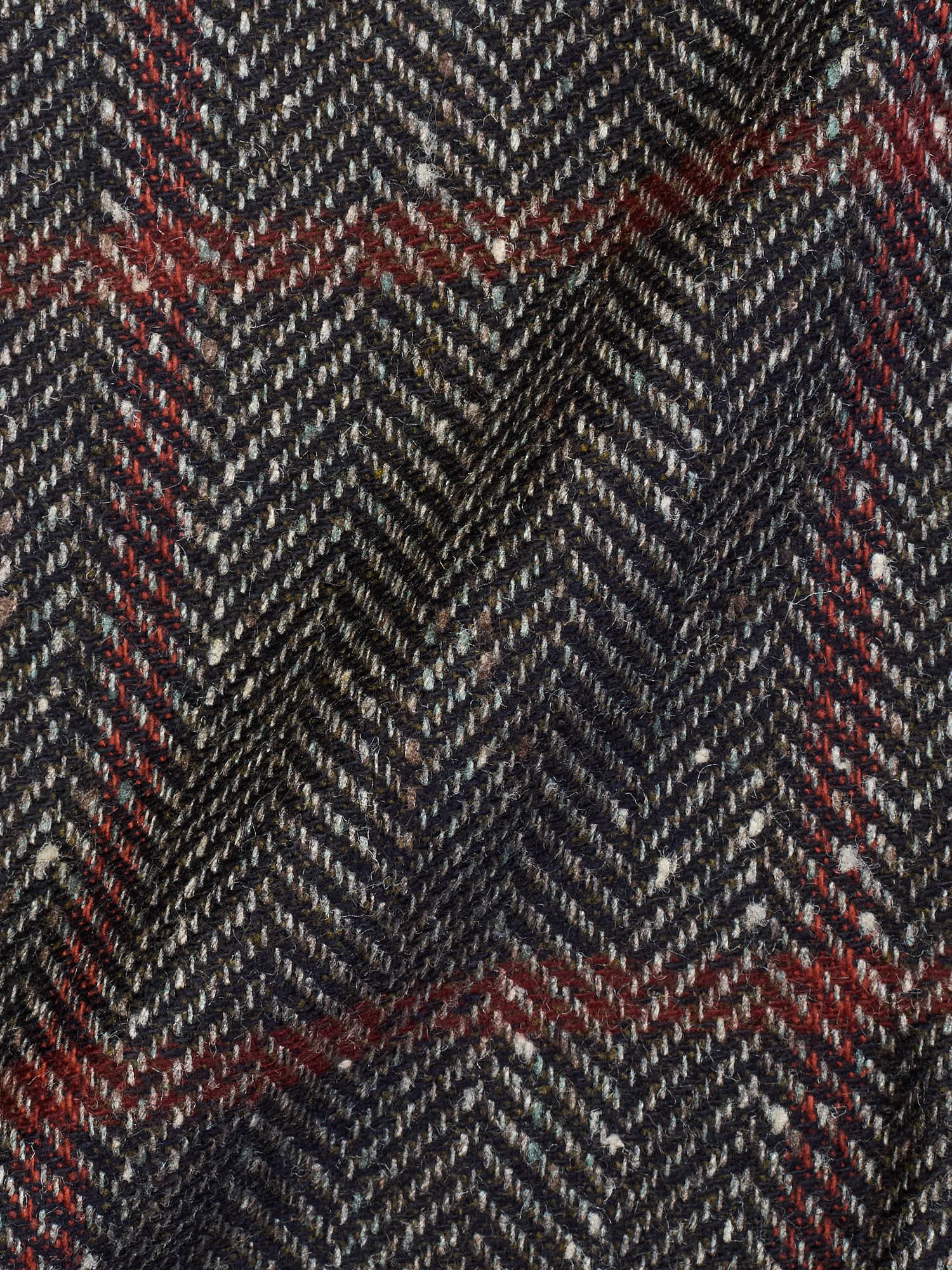 STILE LATINO "Vincenzo" Gray Herringbone Cashmere Slim Fit Jacket