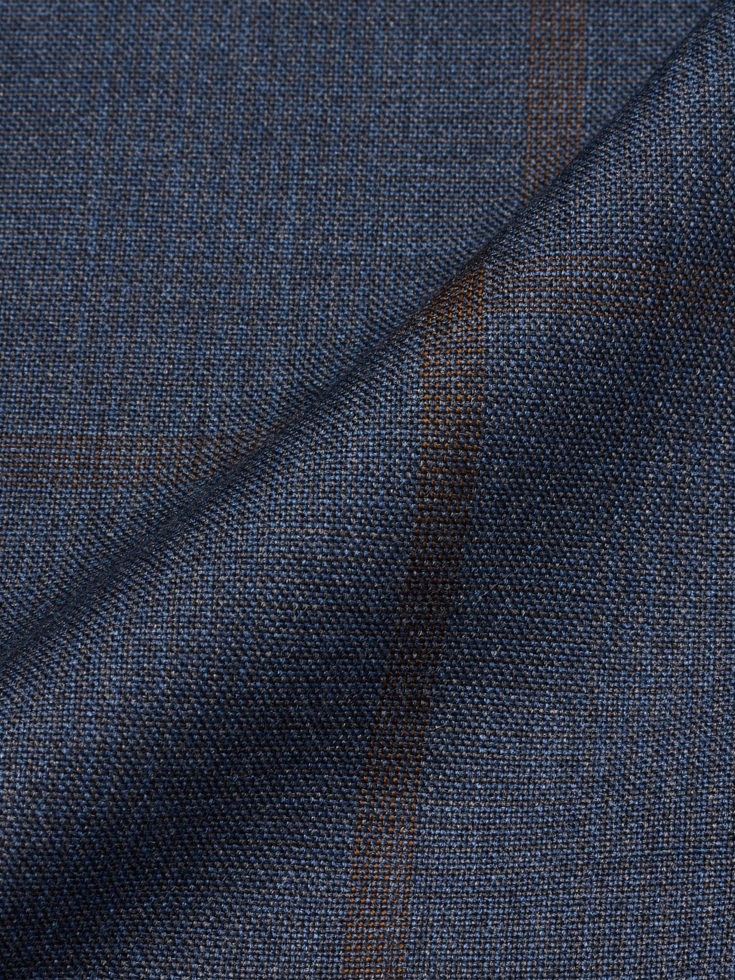 STILE LATINO Handmade Blue Windowpane Wool Suit Slim Fit NEW Vincenzo