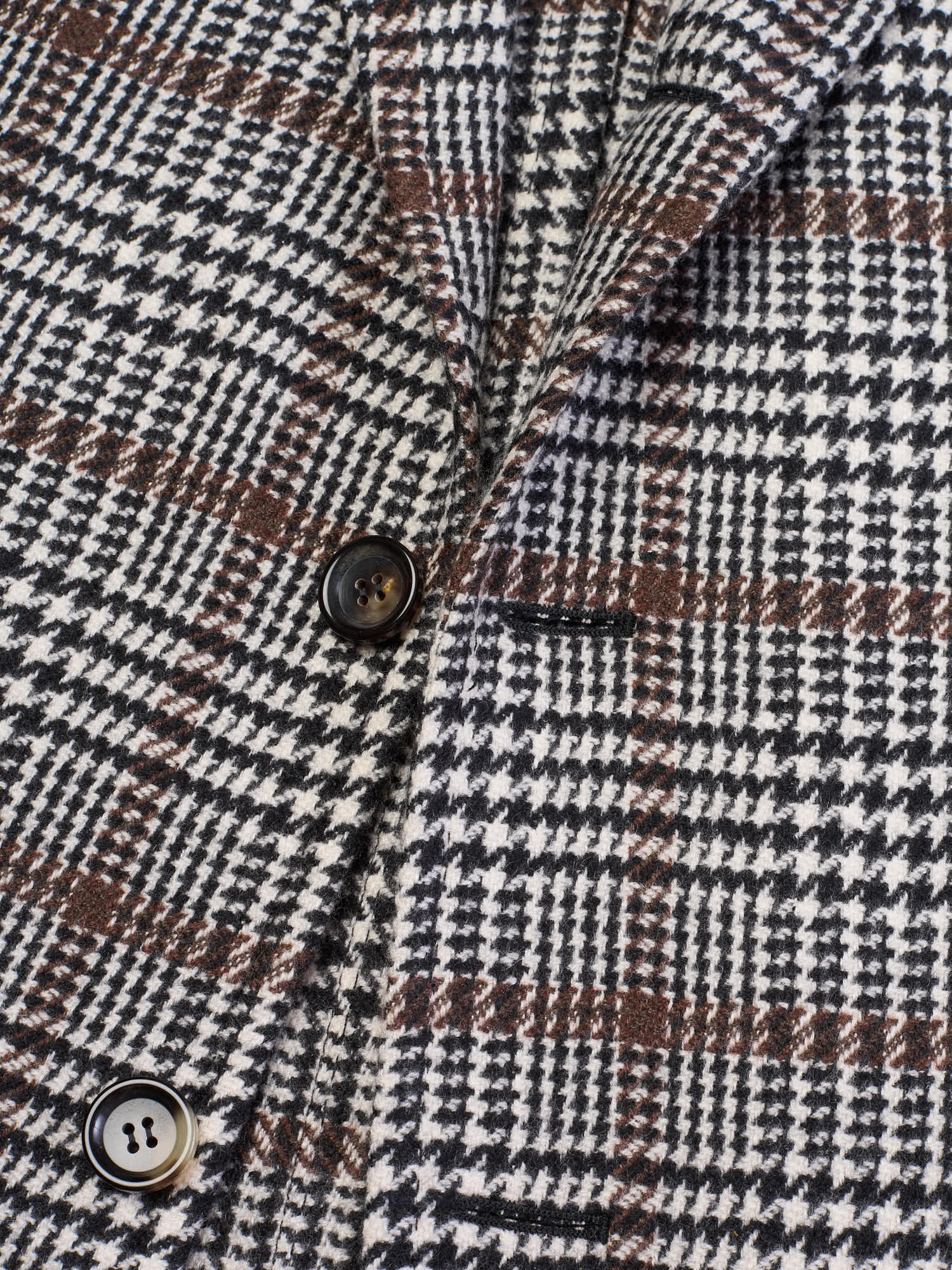 STILE LATINO "Vincenzo" Shepherd's Check Cashmere Jacket EU 50 US 40 Slim Fit