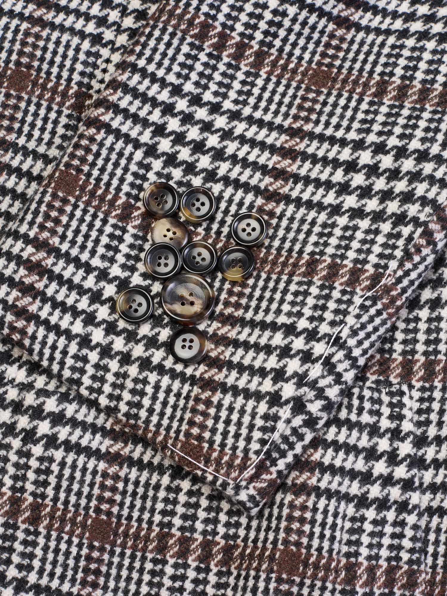 STILE LATINO "Vincenzo" Shepherd's Check Cashmere Jacket EU 50 US 40 Slim Fit