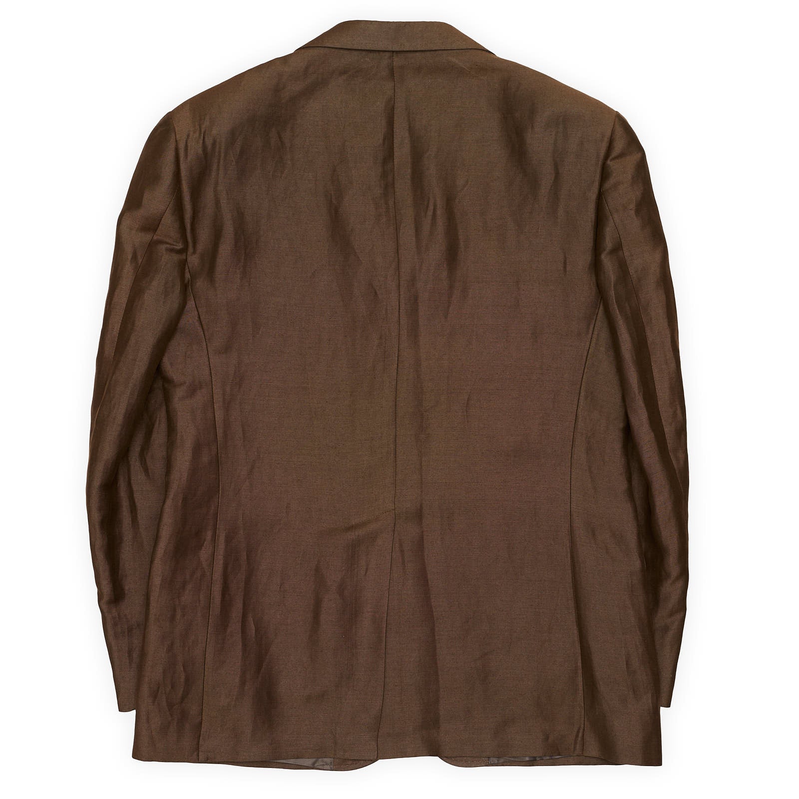 STUVARD MOOIS Brown Linen-Silk Jacket EU 56 NEW US 46