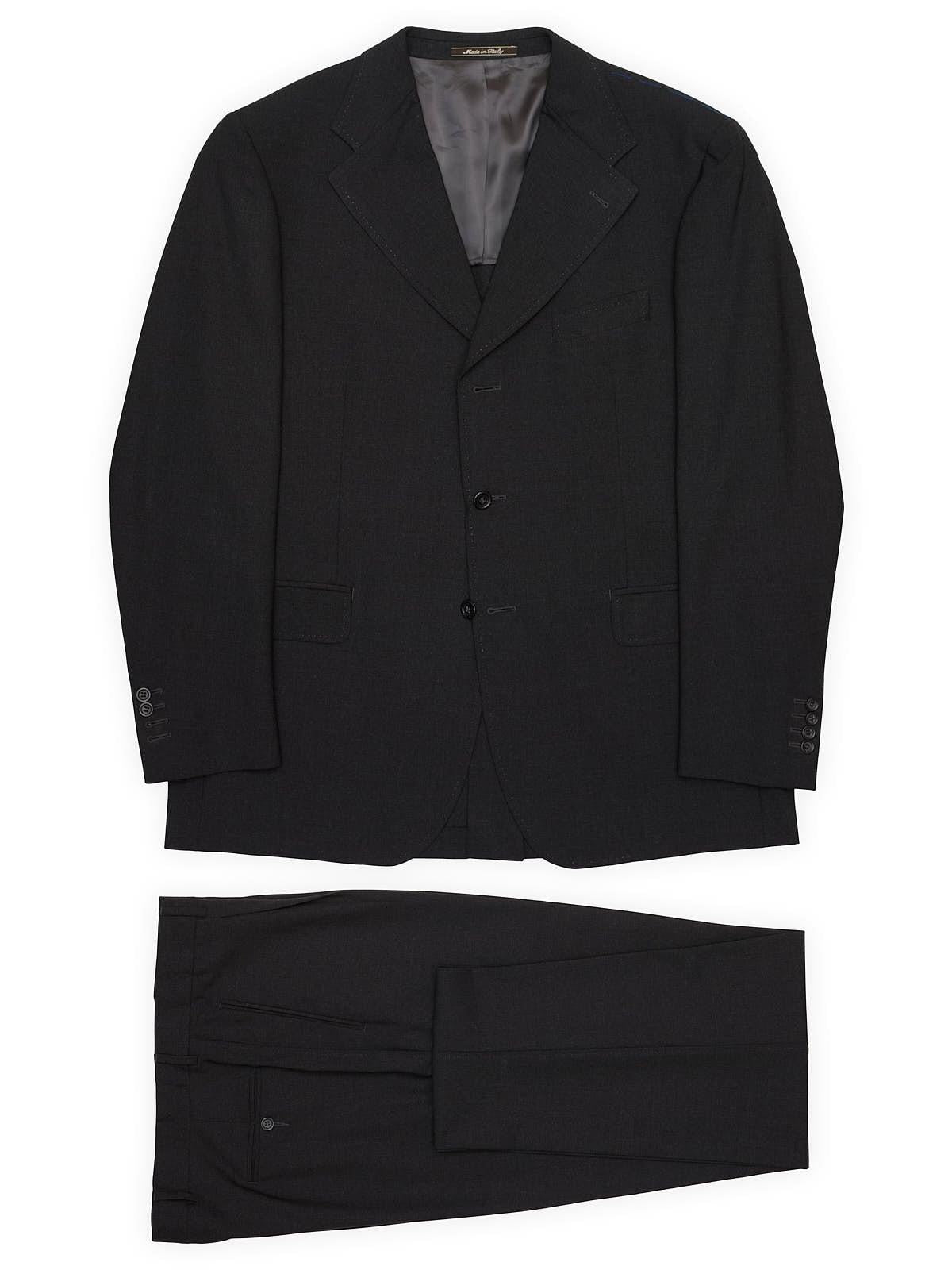 STUVARD MOOIS Charcoal Gray Wool-Elastane Suit EU 56 NEW US 44 46