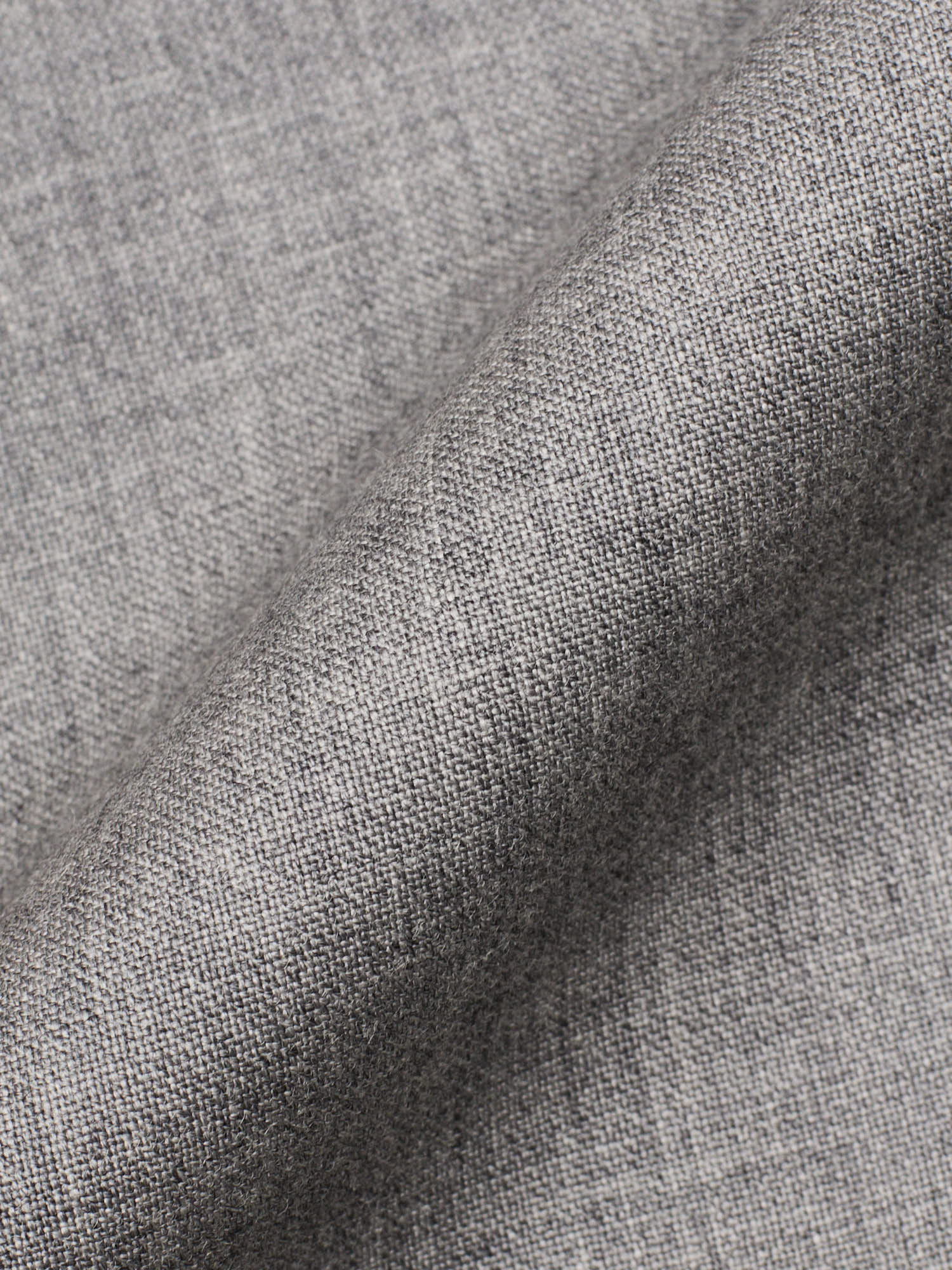 Sartoria CHIAIA Bespoke Handmade Gray Wool Dress Pants EU 48 US 32