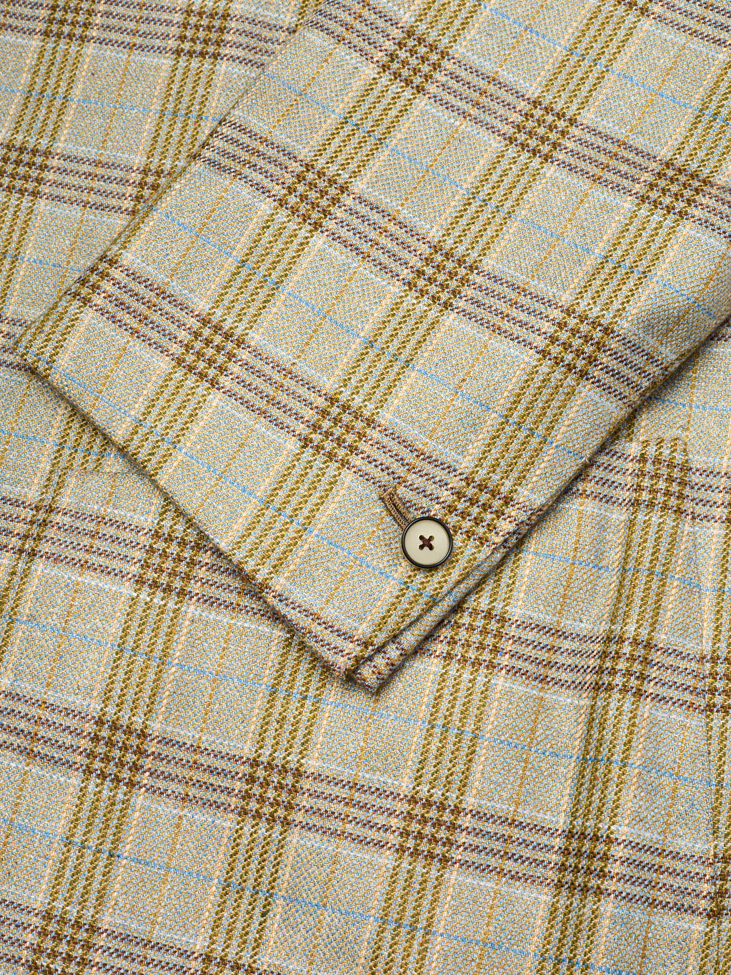 Sartoria CHIAIA Bespoke Handmade Plaid Cashmere Jacket EU 48 NEW US 38