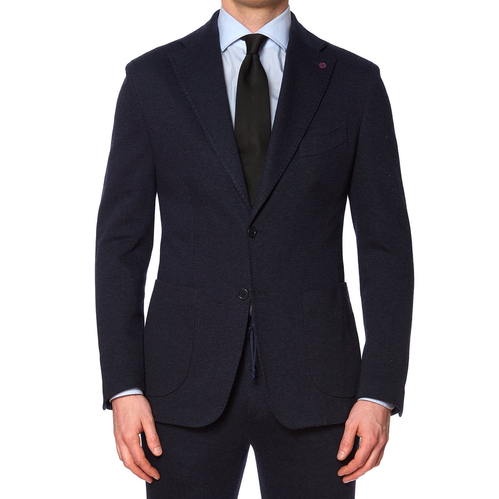 SARTORIA PARTENOPEA Blue Jersey Unlined Suit EU 50 NEW US 40 Current Model
