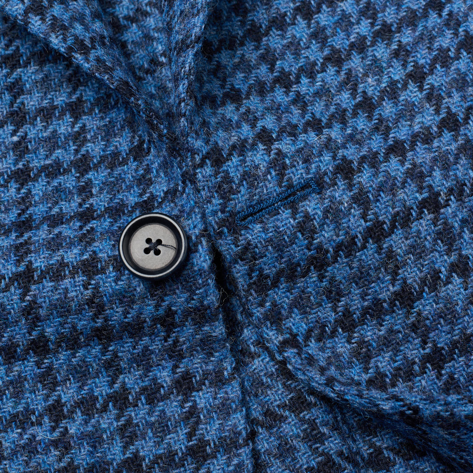 SARTORIA PARTENOPEA Blue Shepherd's Check Wool Jacket EU 48 NEW US 38 Current Model