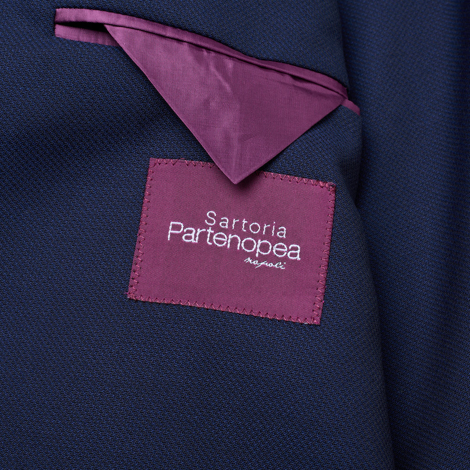 SARTORIA PARTENOPEA Blue Wool Super 120's Jacket NEW Current Model