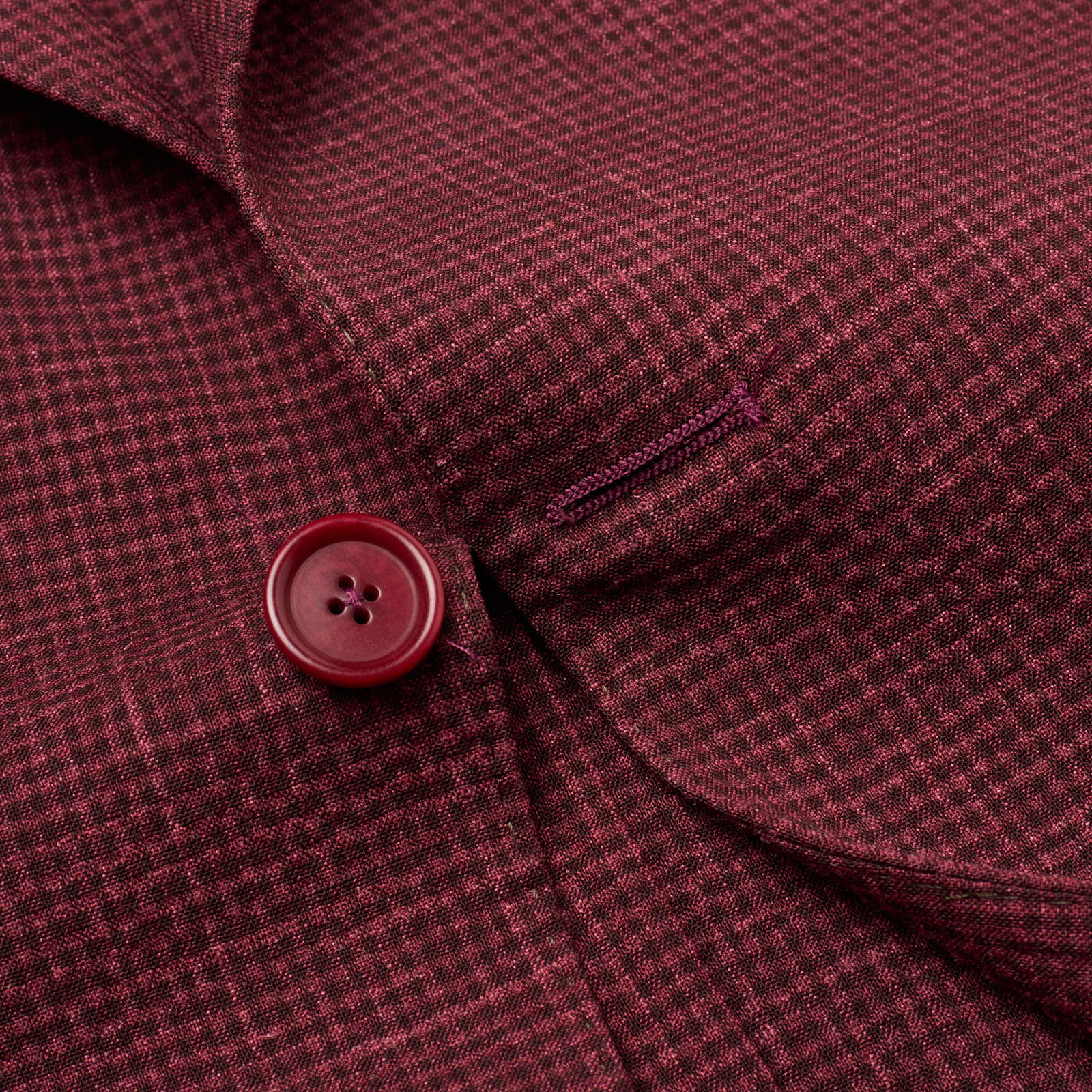 SARTORIA PARTENOPEA Red Wool-Silk-Linen Peak Lapel Jacket NEW Current Model