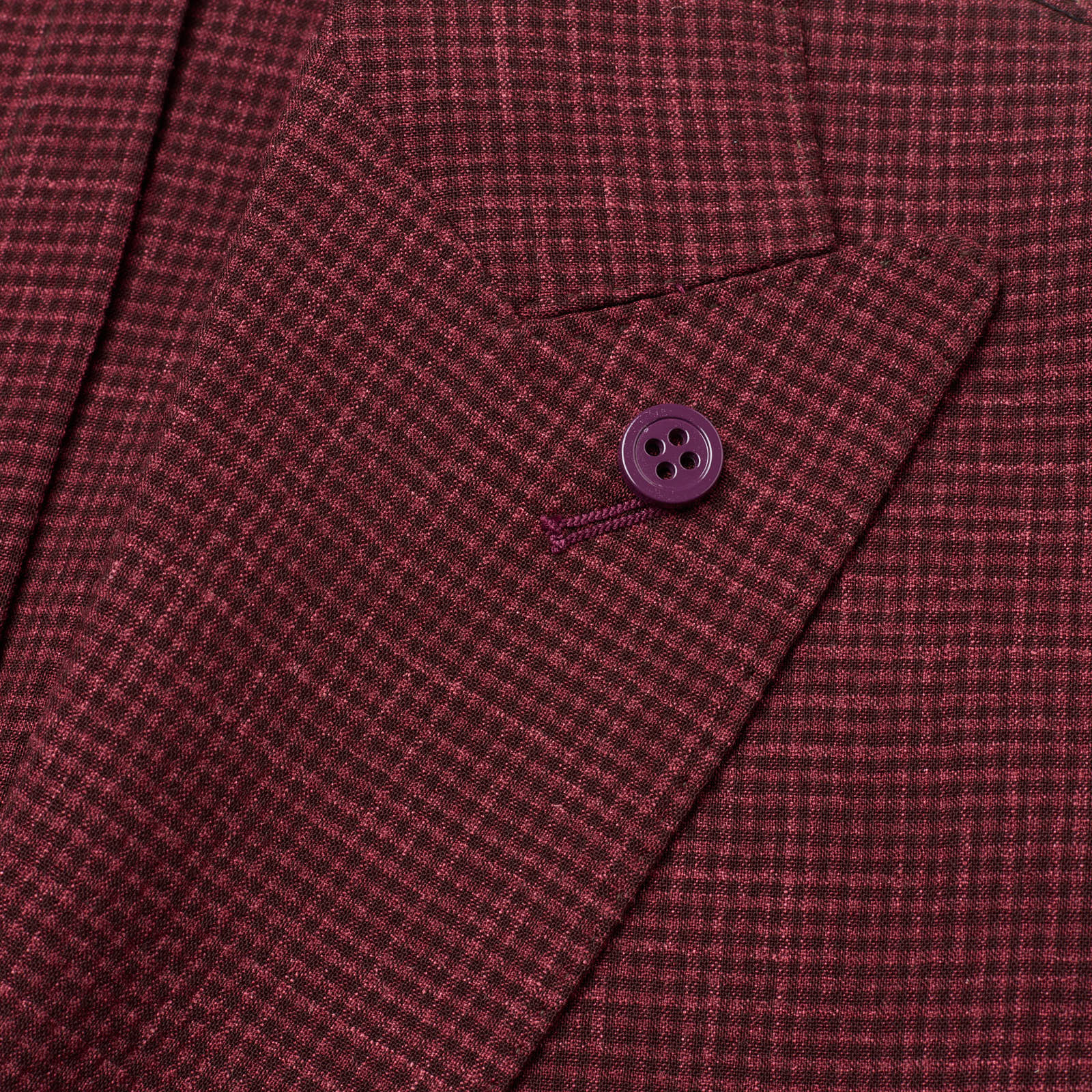 SARTORIA PARTENOPEA Red Wool-Silk-Linen Peak Lapel Jacket NEW Current Model