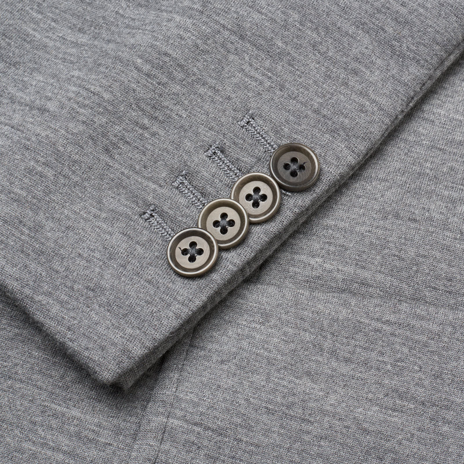 SARTORIA PARTENOPEA Gray Wool Hooded Jacket US 42 NEW EU 52