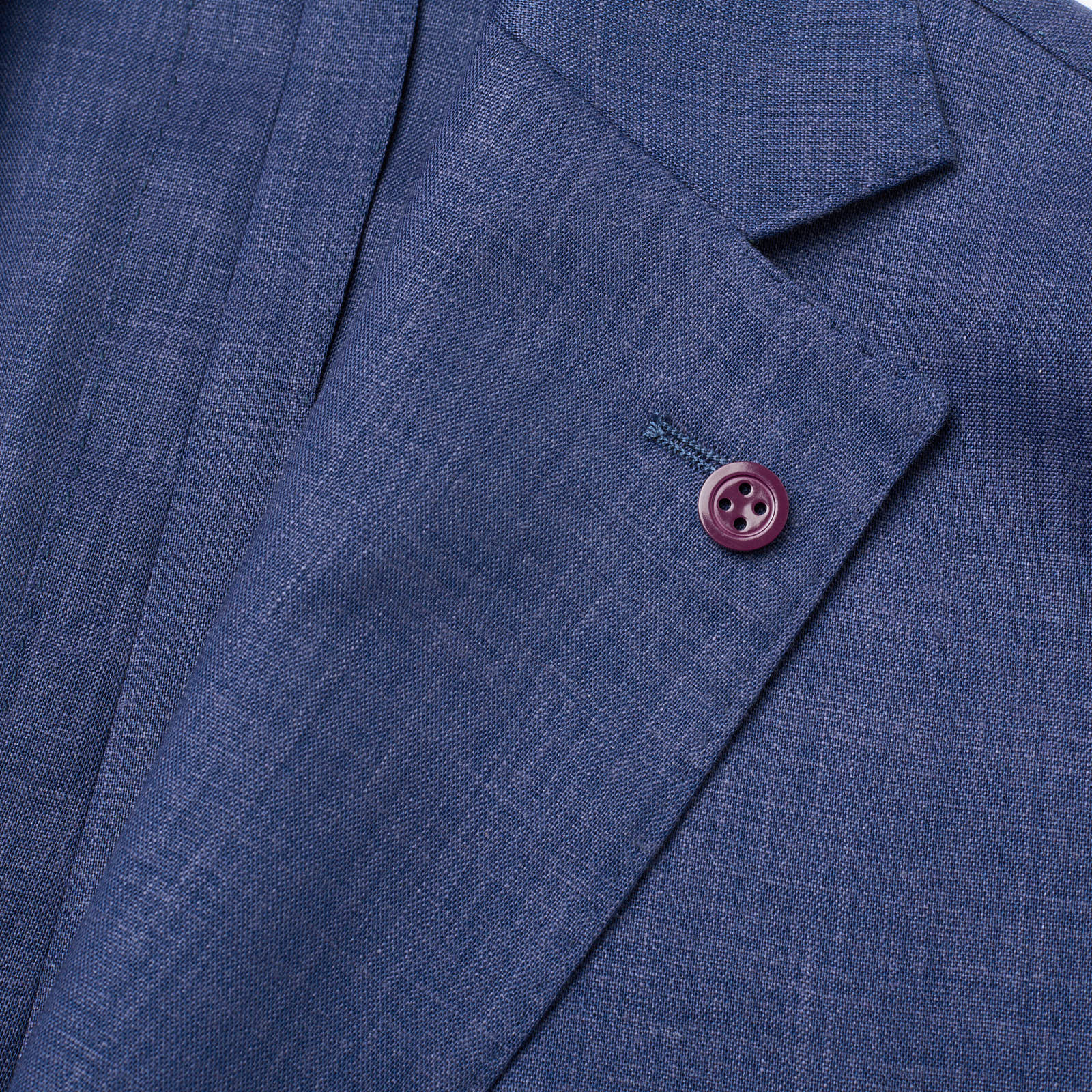 SARTORIA PARTENOPEA Blue Linen-Polyester Jacket NEW  Current Model