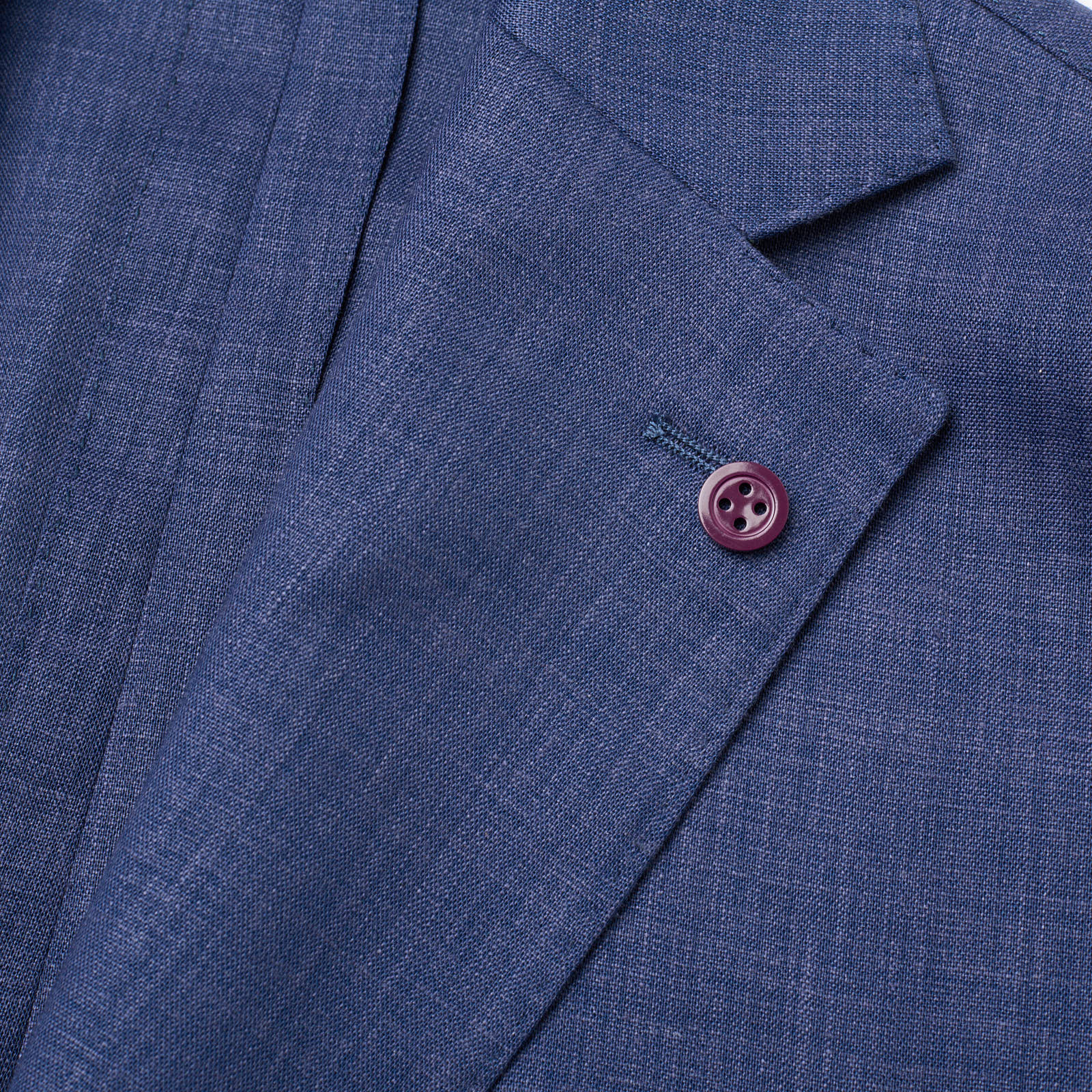 SARTORIA PARTENOPEA Blue Linen-Polyester Jacket NEW Current Model