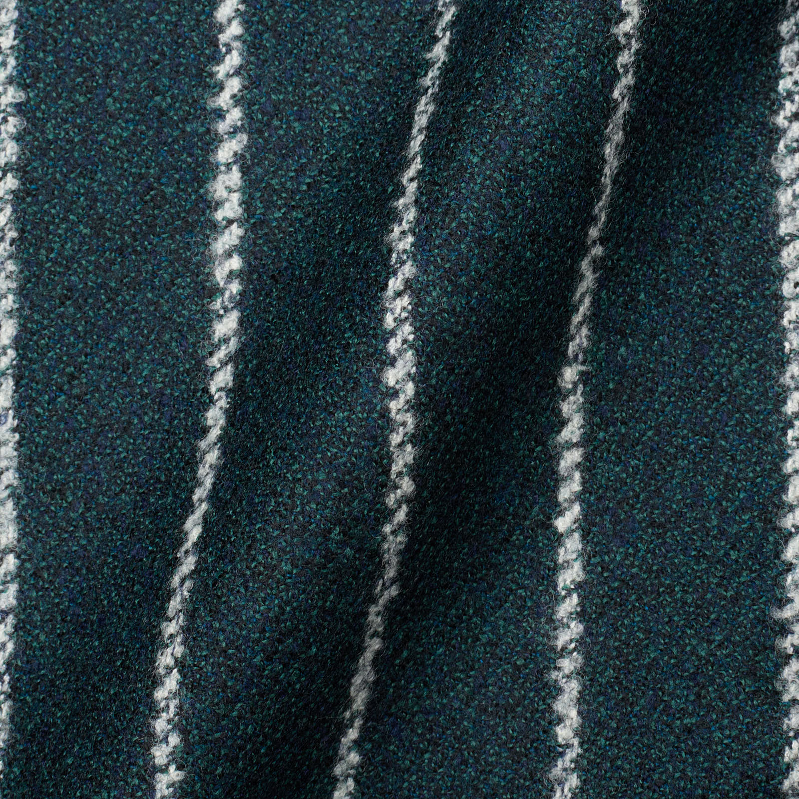 SARTORIA PARTENOPEA Bottle Green Striped Wool Jacket NEW Current Model