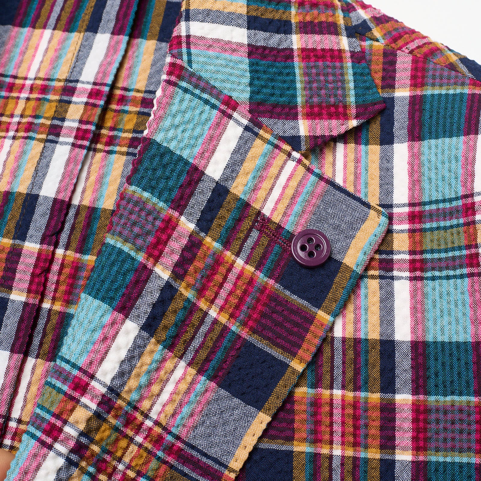 SARTORIA PARTENOPEA Madras Seersucker Summer Jacket NEW Current Model
