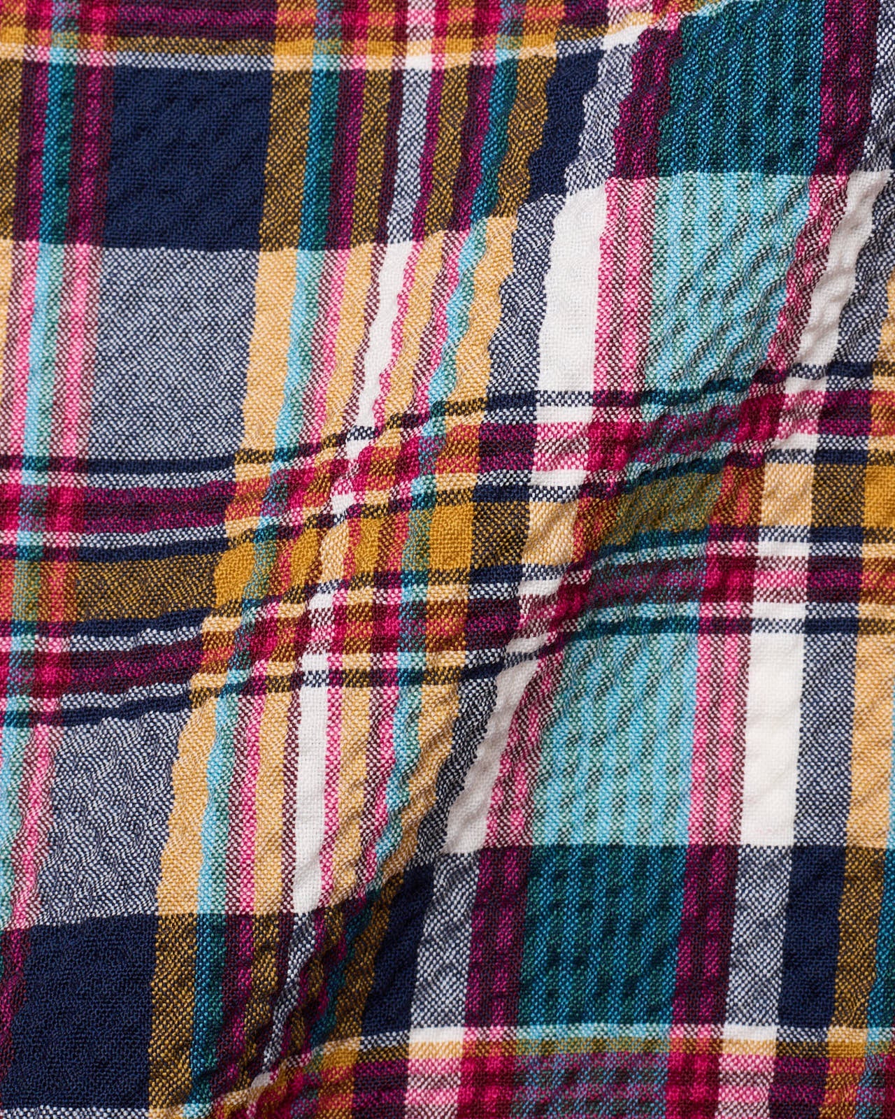 SARTORIA PARTENOPEA Madras Seersucker Summer Jacket NEW Current Model