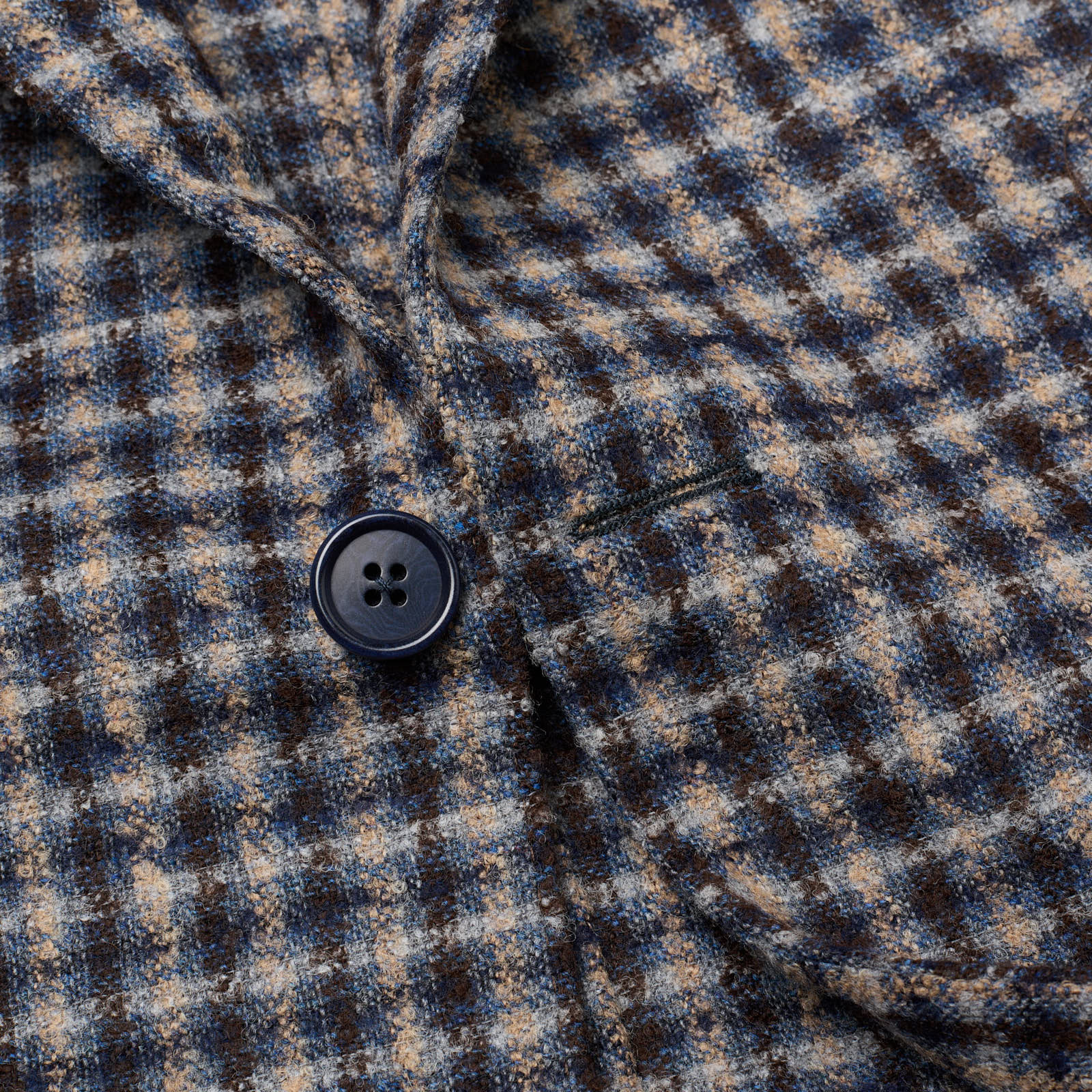 SARTORIA PARTENOPEA Multicolor Plaid Wool Jacket EU 56 NEW US 46 Current Model