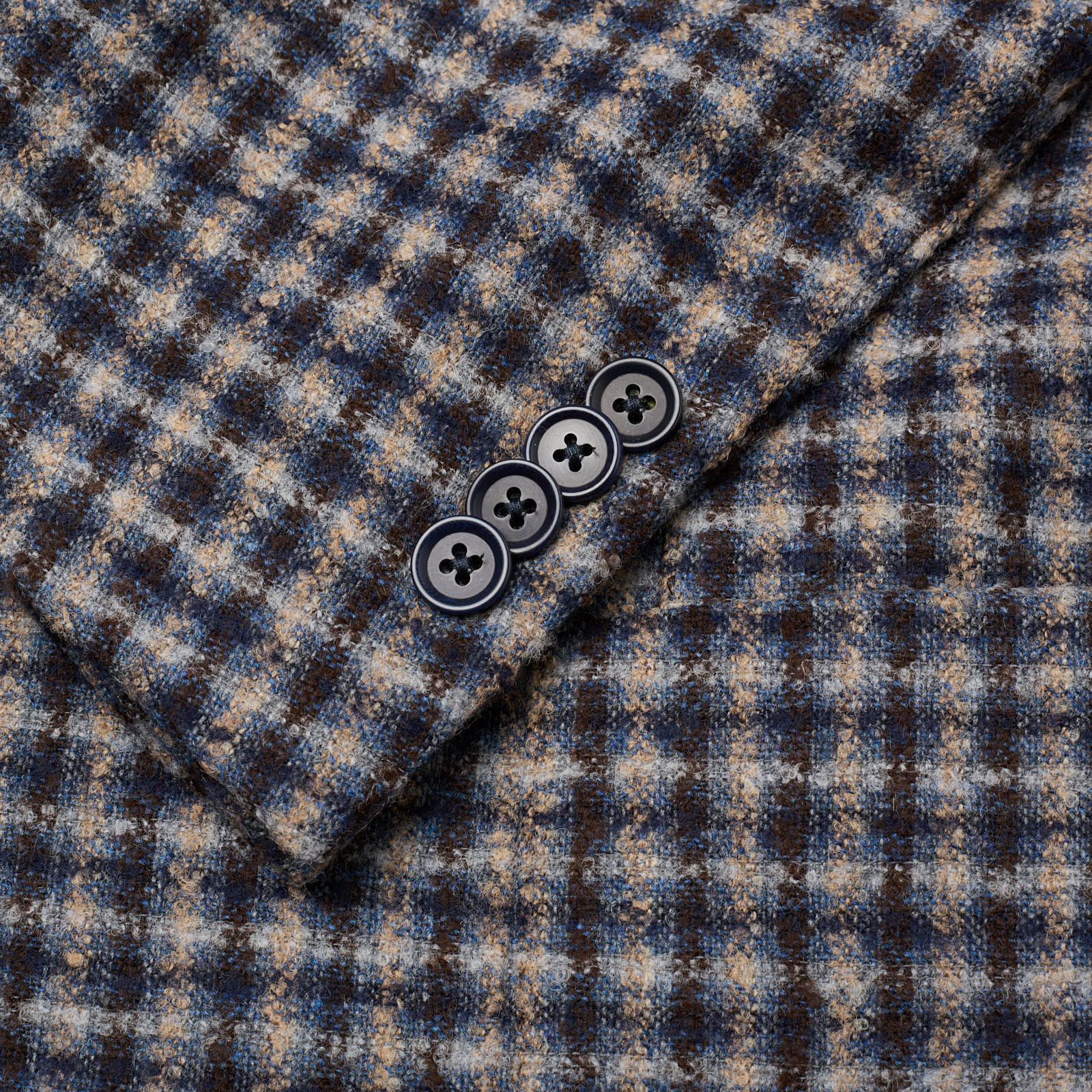 SARTORIA PARTENOPEA Multicolor Plaid Wool Jacket EU 56 NEW US 46 Current Model