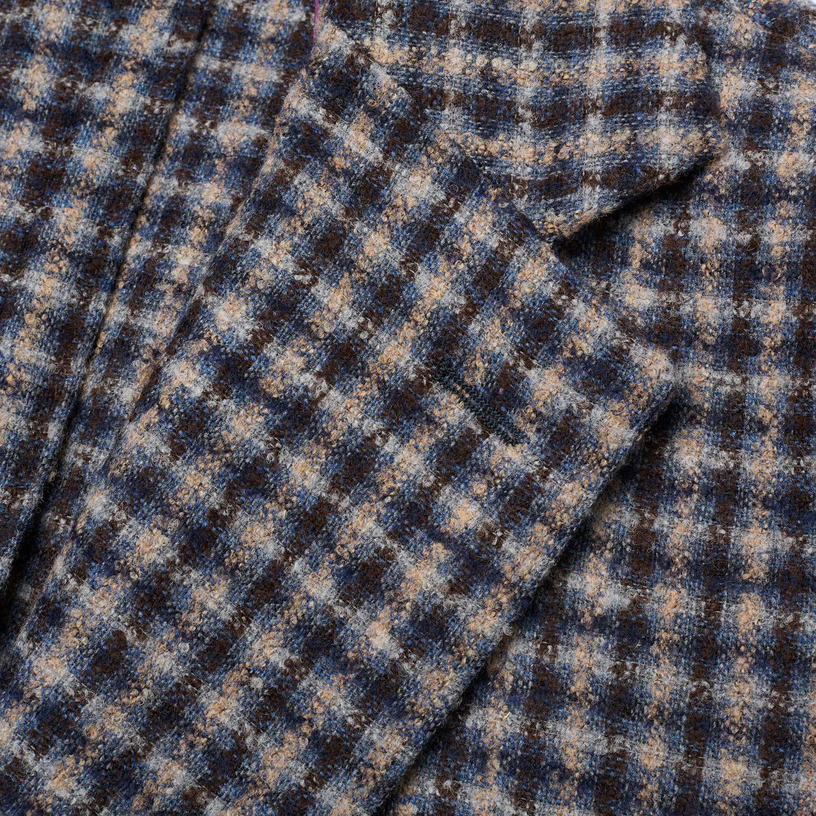 SARTORIA PARTENOPEA Multicolor Plaid Wool Jacket EU 56 NEW US 46 Current Model