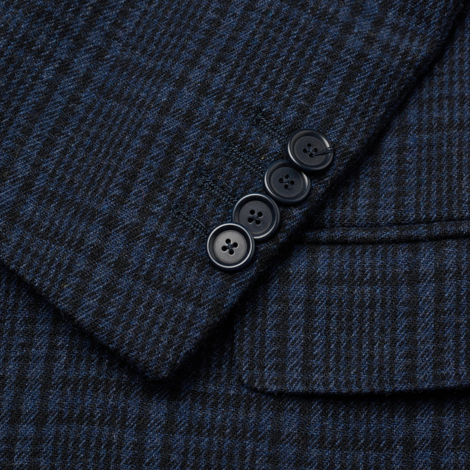 SARTORIA PARTENOPEA Blue Plaid Wool-Poly DB Jacket EU 52 NEW US 42  Current Model
