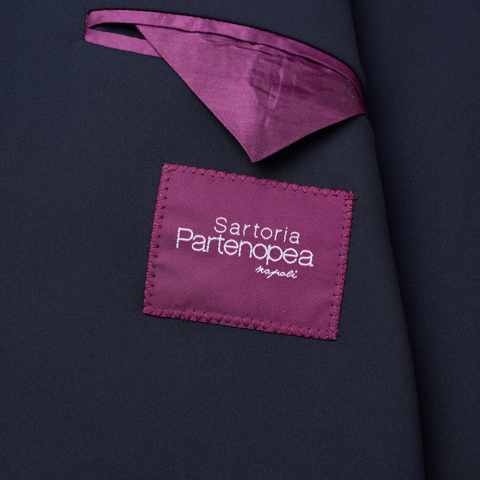 SARTORIA PARTENOPEA Navy Blue Stretch Jacket EU 50 NEW US 40 Current Model